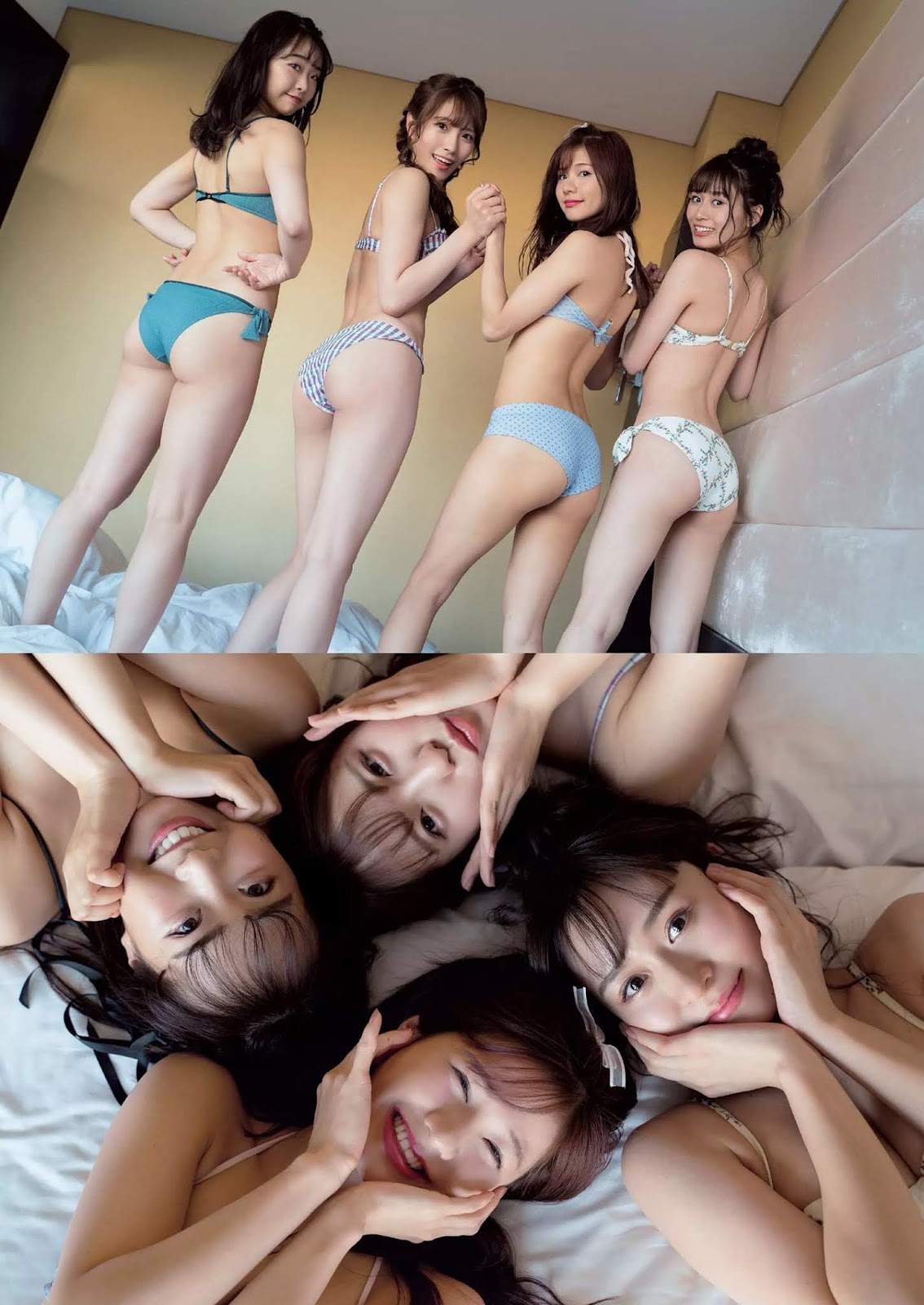 Kokoro Naiki 内木志, Yuuka Kato 加藤夕夏, Karin Kojima 小嶋花梨, Airi Tanigawa 谷川愛梨, Weekly Playboy 2019 No.26 (週刊プレイボーイ 2019年26号)