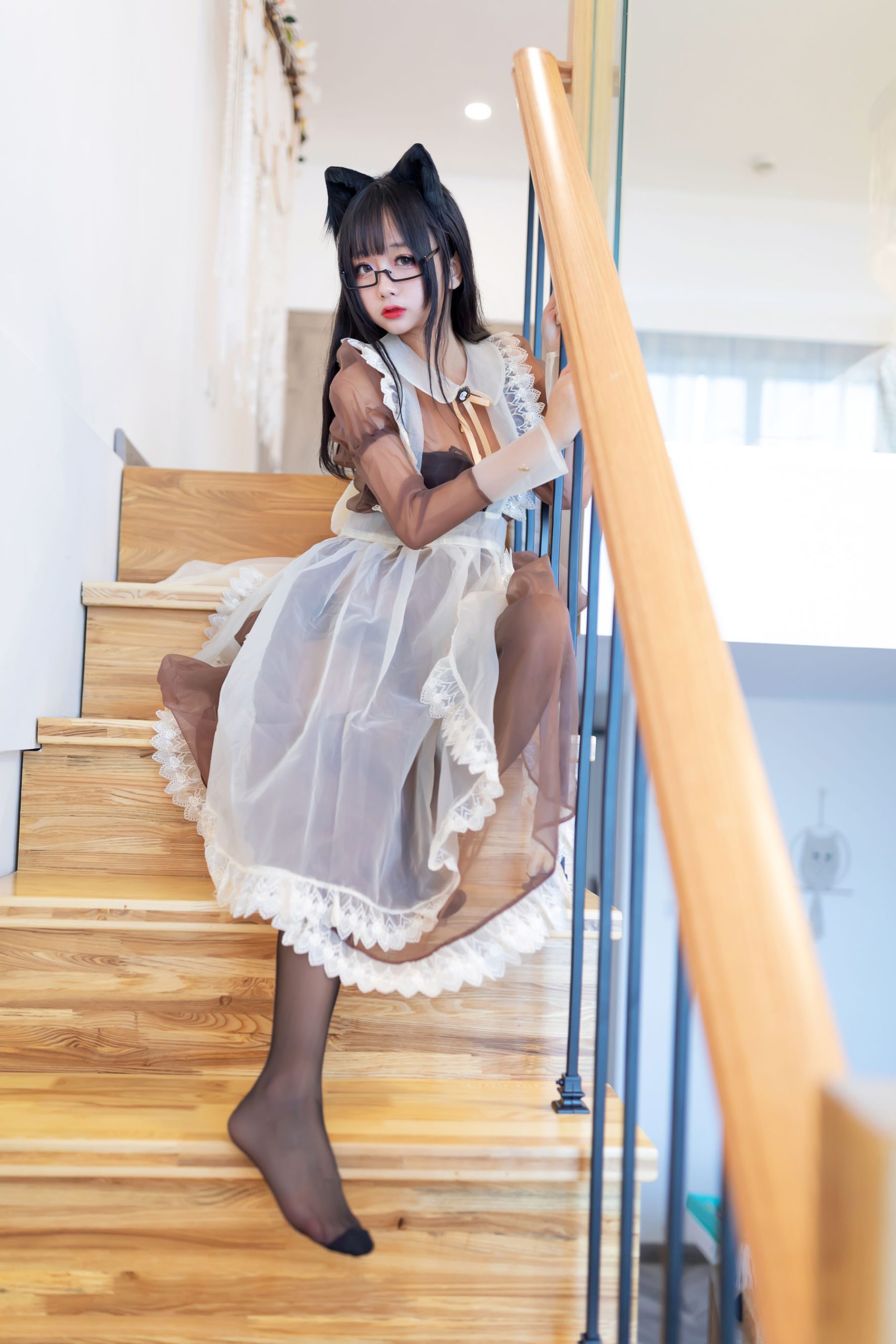 Cosplay beauty Hina Jiao "Transparent Maid"