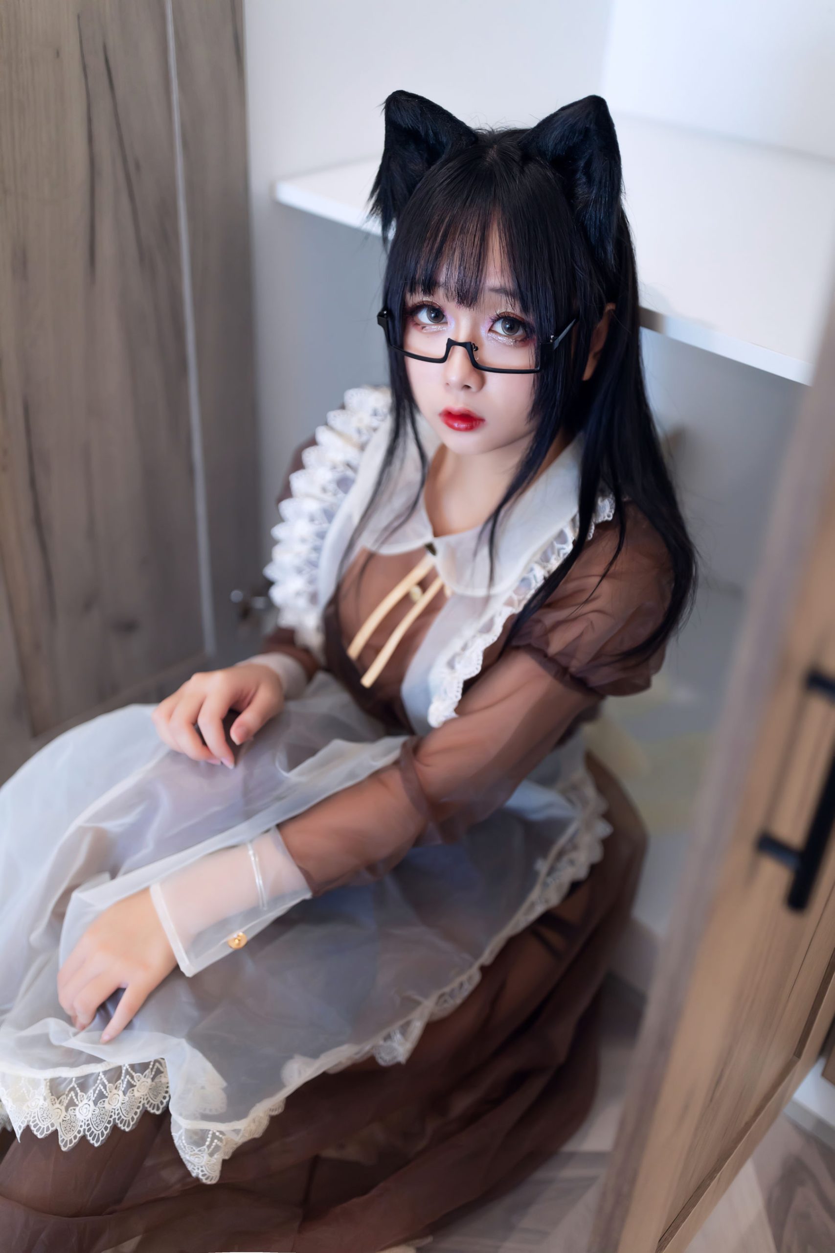 Cosplay beauty Hina Jiao "Transparent Maid"