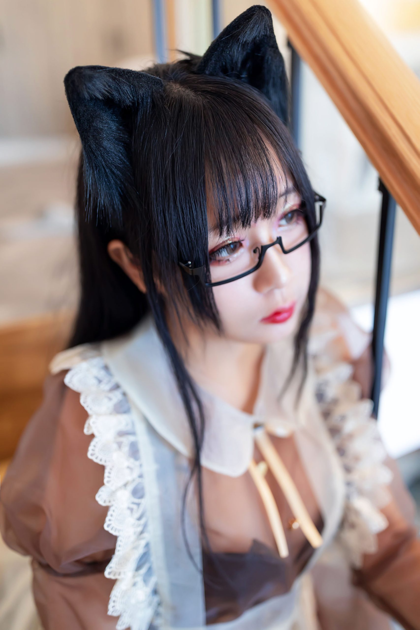 Cosplay beauty Hina Jiao "Transparent Maid"