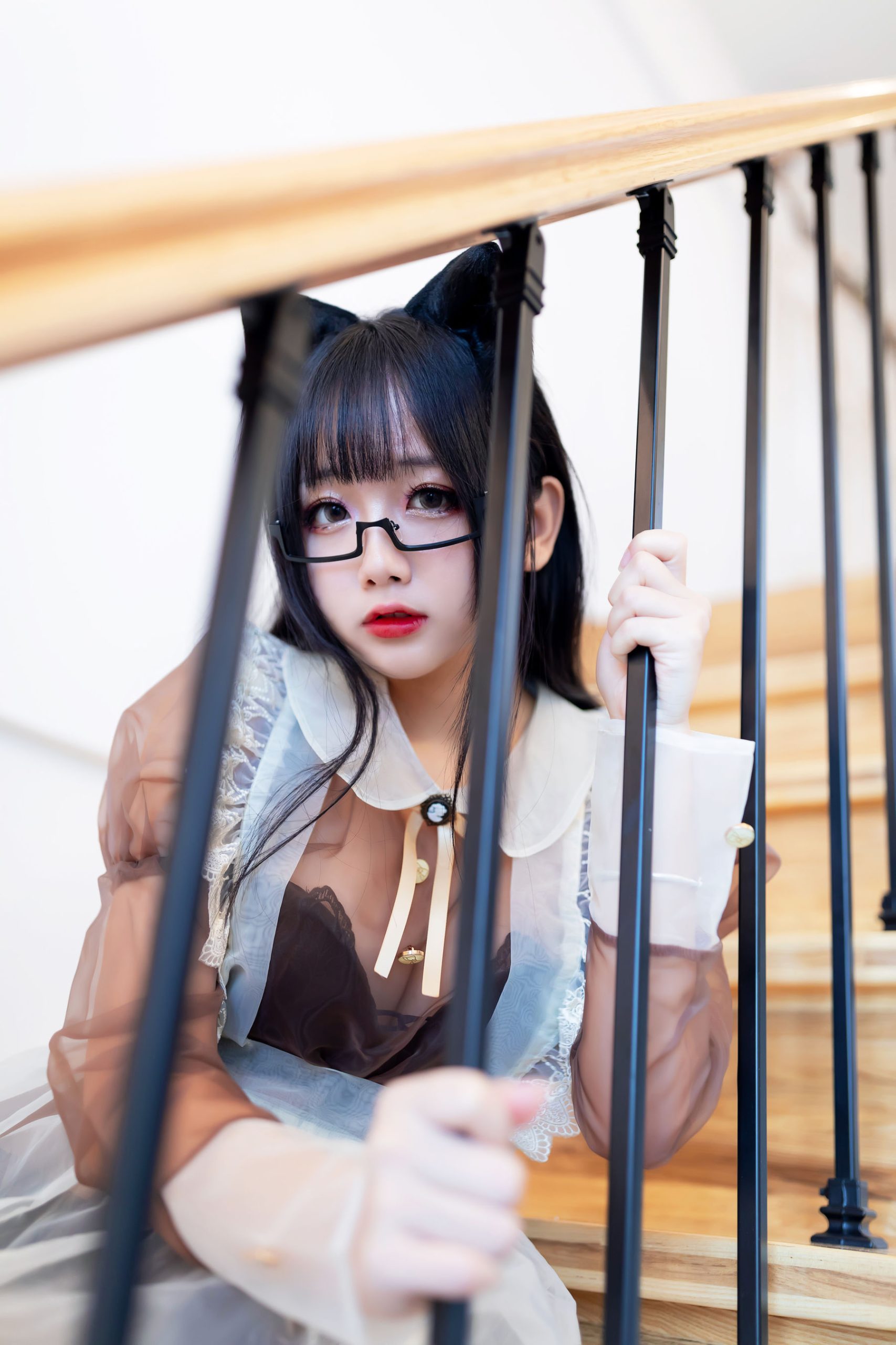 Cosplay beauty Hina Jiao "Transparent Maid"