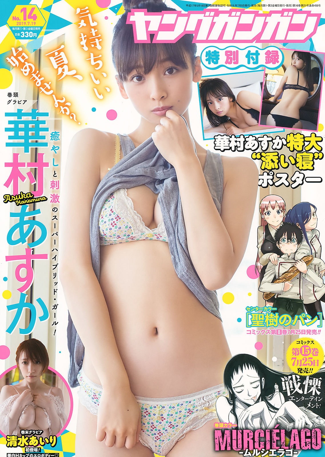 Asuka Hanamura 華村あすか, Young Gangan 2019 No.14 (ヤングガンガン 2019年14号) No.9474db