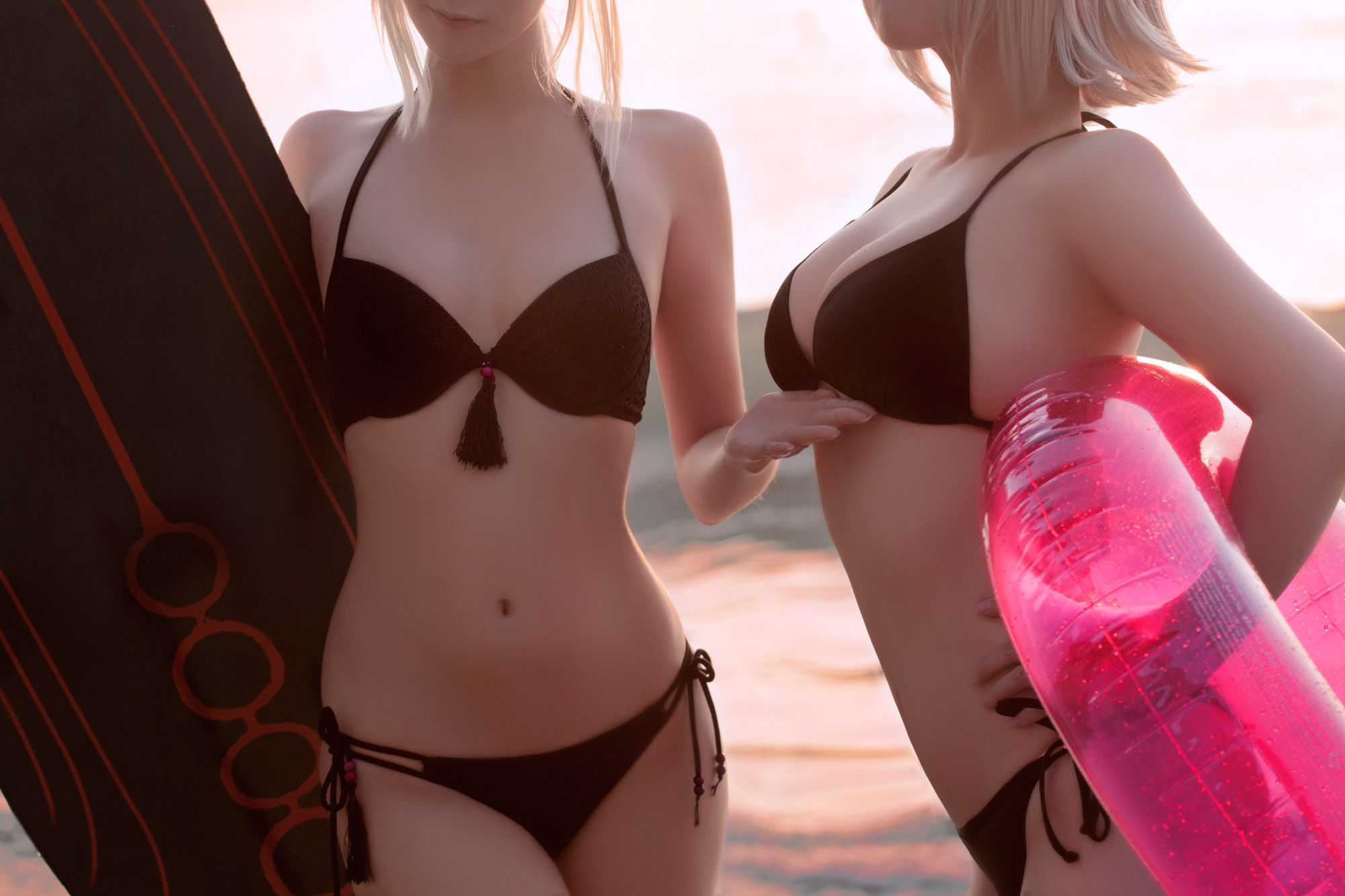 [Net Red COSER Photo] Banbanzi & Soso Sophia - Beach Swimwear