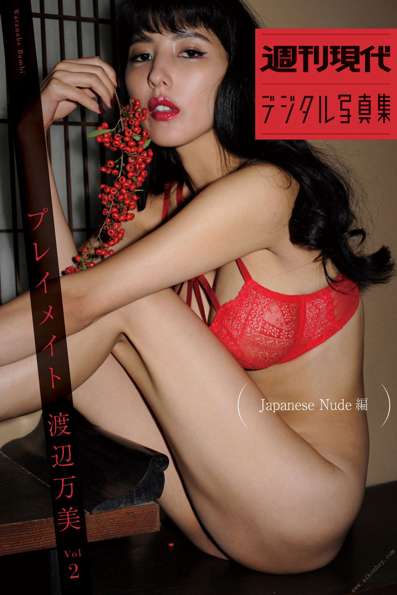 Bambi Watanabe 渡辺万美, 週刊現代デジタル写真集 プレイメイト Vol.2 Japanese Nude編 Set.01 No.ff543f