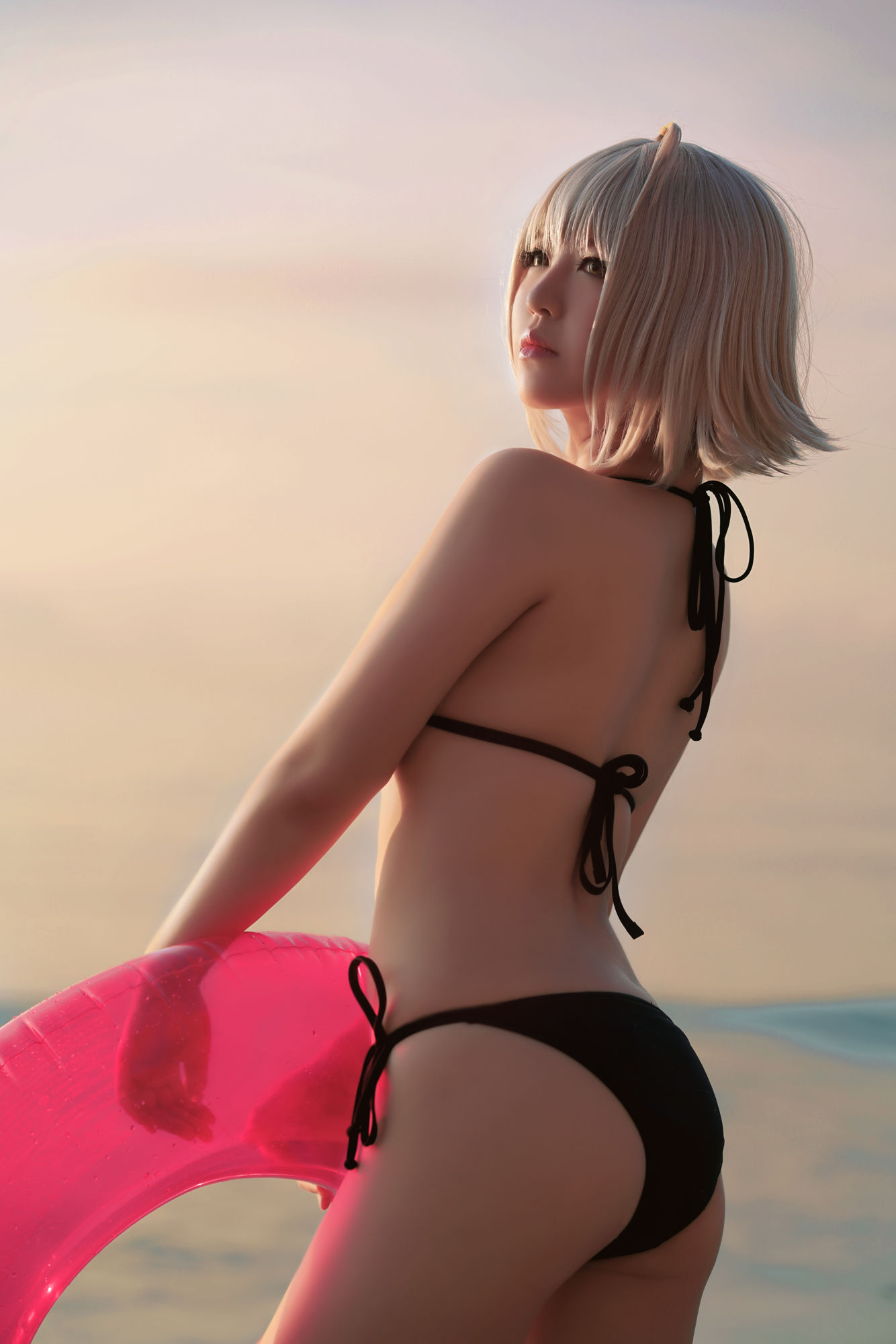 [Net Red COSER Photo] Banbanzi & Soso Sophia - Beach Swimwear