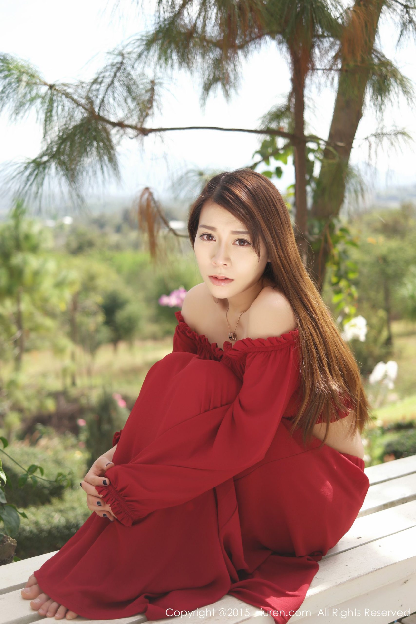 Vetiver Jia Baoer "Thailand Travel Shooting" Long Skirt Goddess Series [秀人网XiuRen] No.303