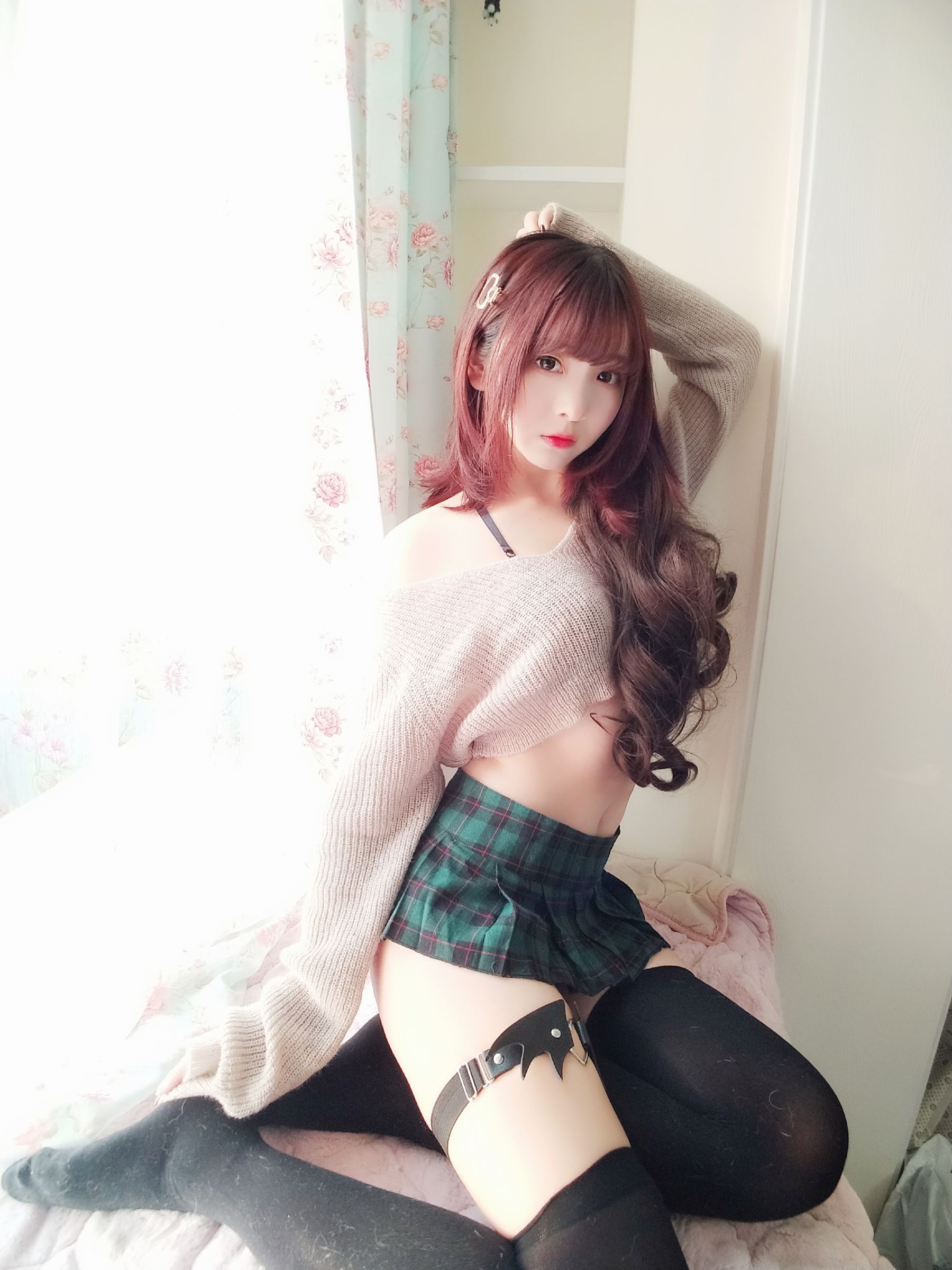 [Cosplay Photo] Two-dimensional beauty Furukawa kagura - sexy sweater