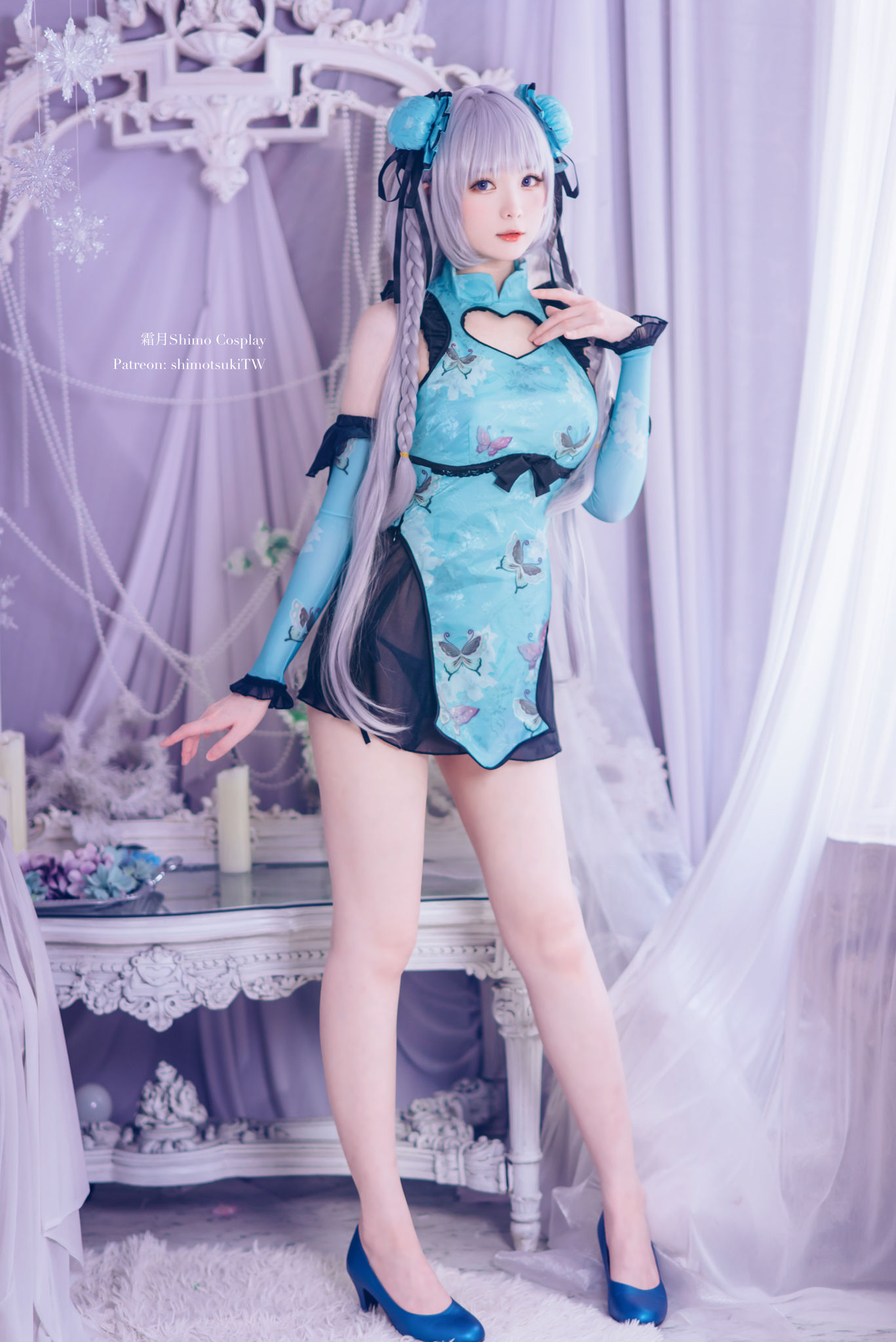 [Net Red COSER Photo] Weibo Girl Paper Cream Moon Shimo - Yanniang Fantasy Tan Daiyu