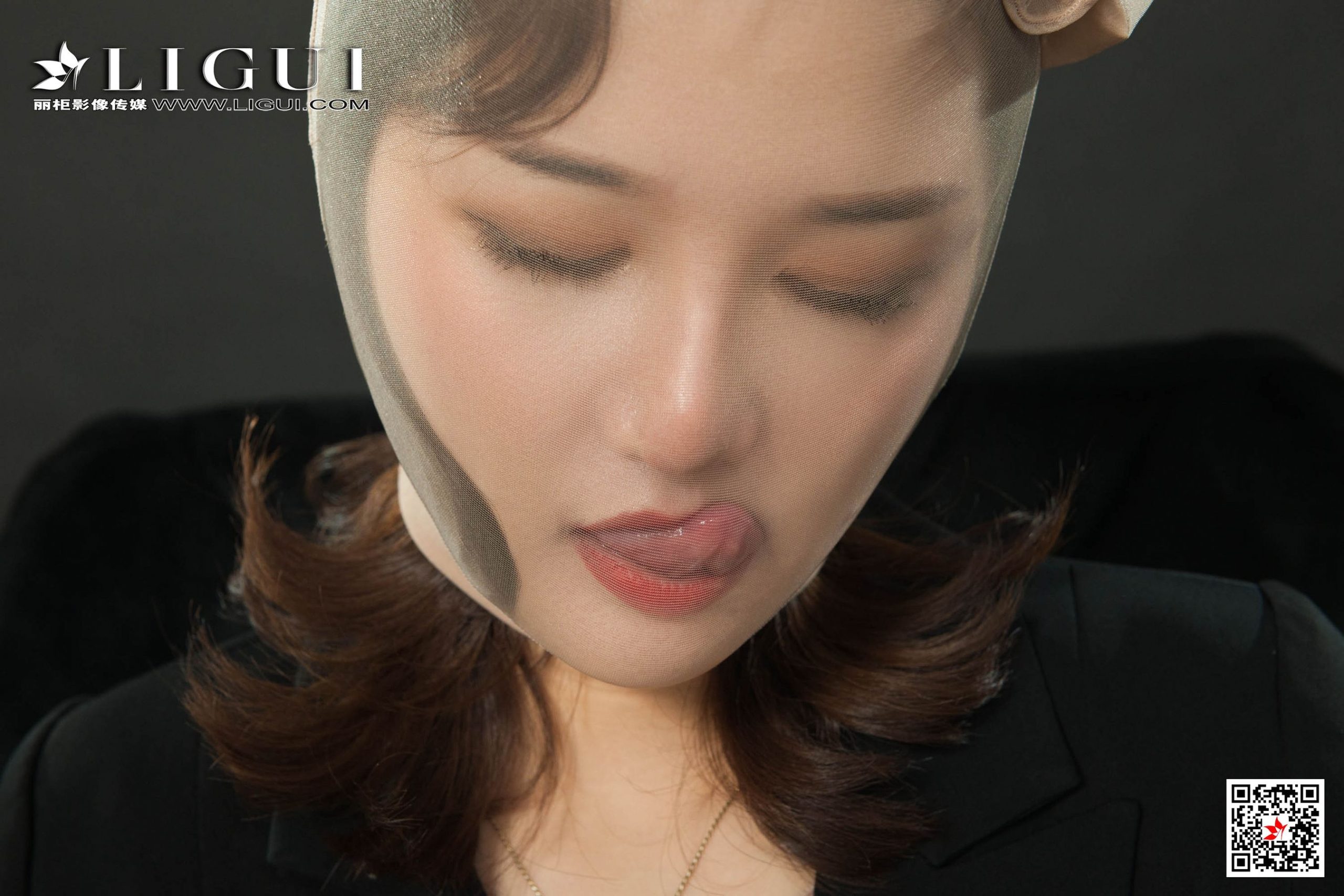 Model Wen Rui "The Human Body of Pork Silk" [丽柜LiGui] Human Body Photography in Stockings