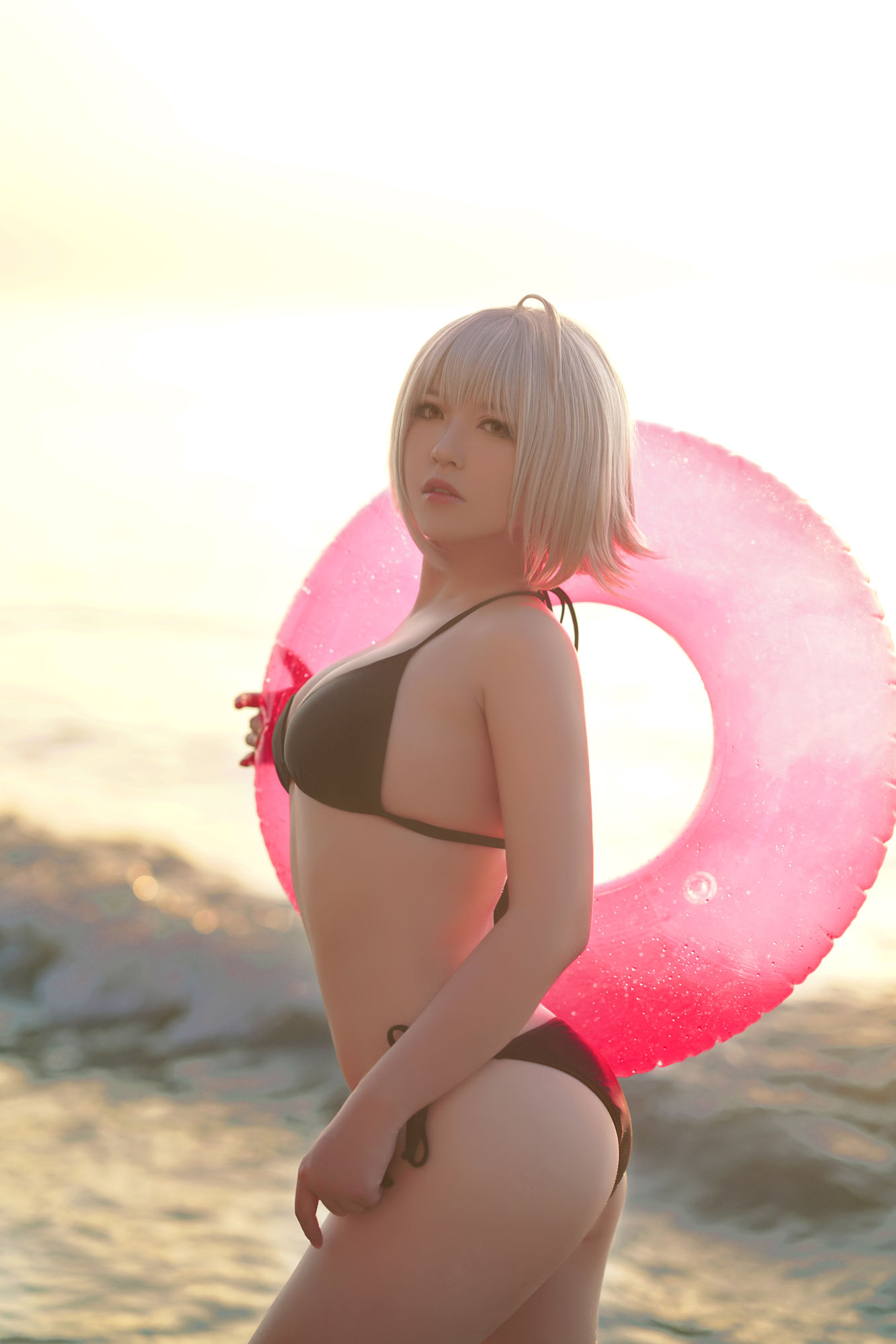 [Net Red COSER Photo] Banbanzi & Soso Sophia - Beach Swimwear