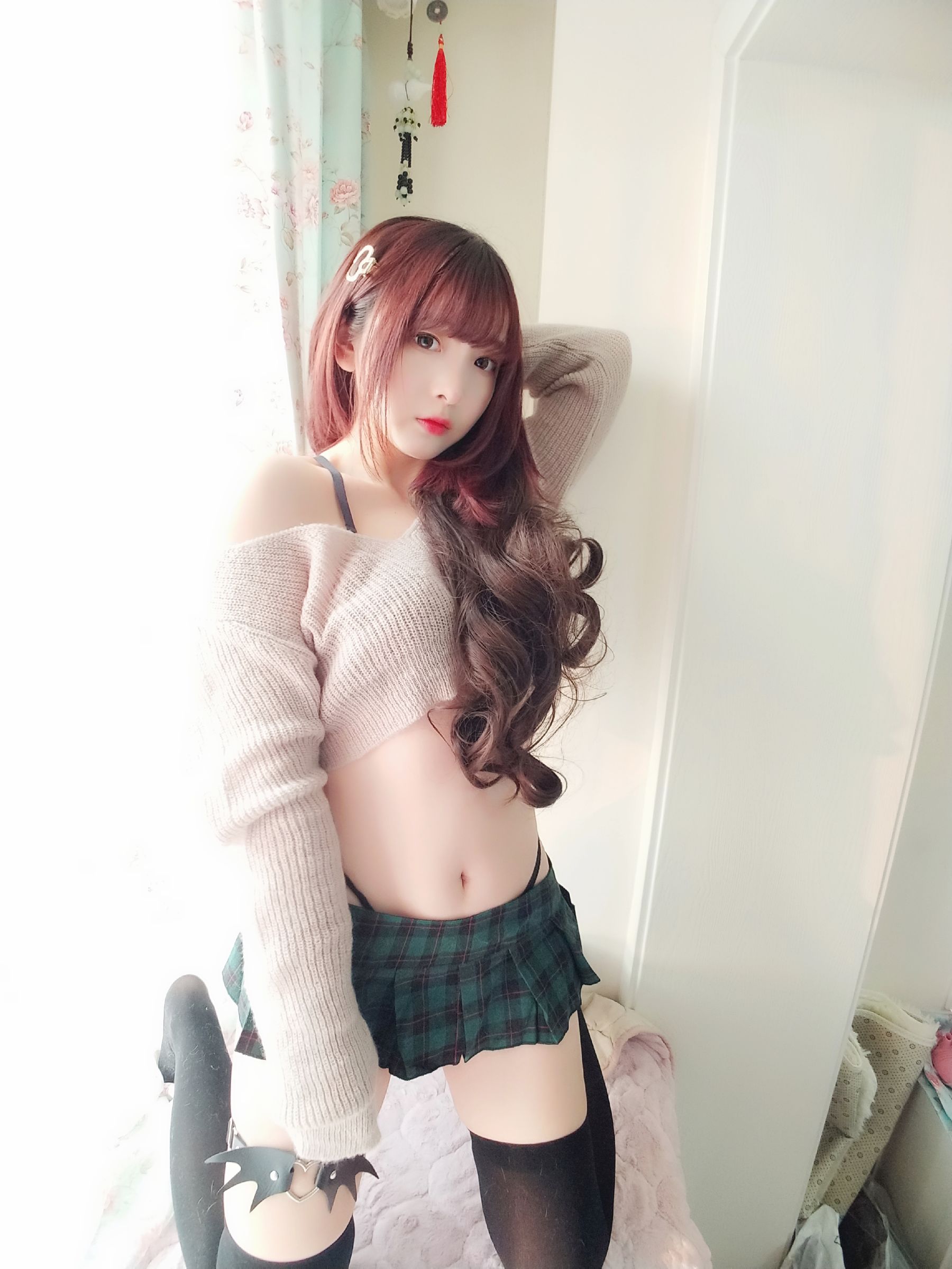 [Cosplay Photo] Two-dimensional beauty Furukawa kagura - sexy sweater