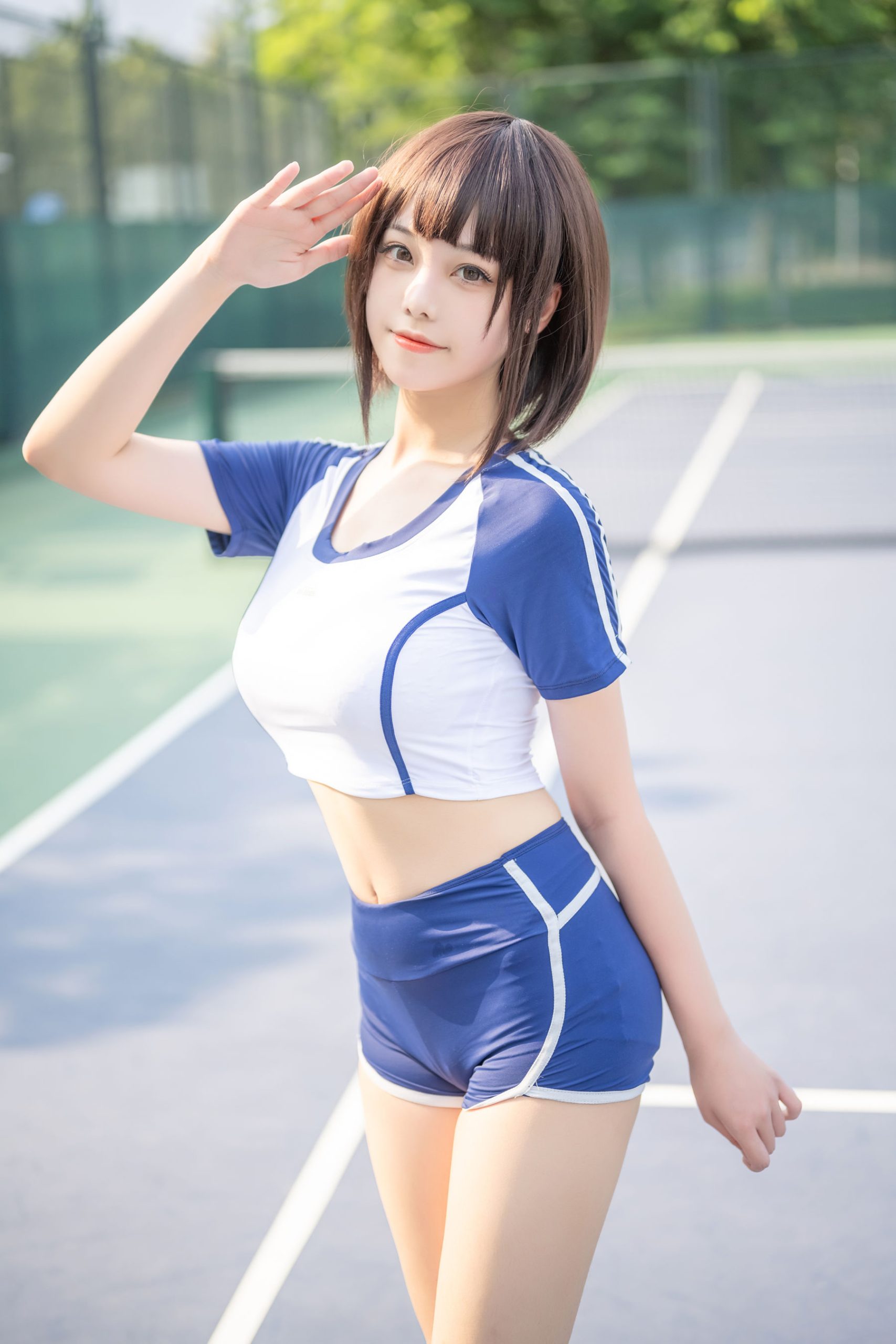 [Net Red COSER Photo] Cute Miss Sister Honey Cat Qiu - Gymnastics