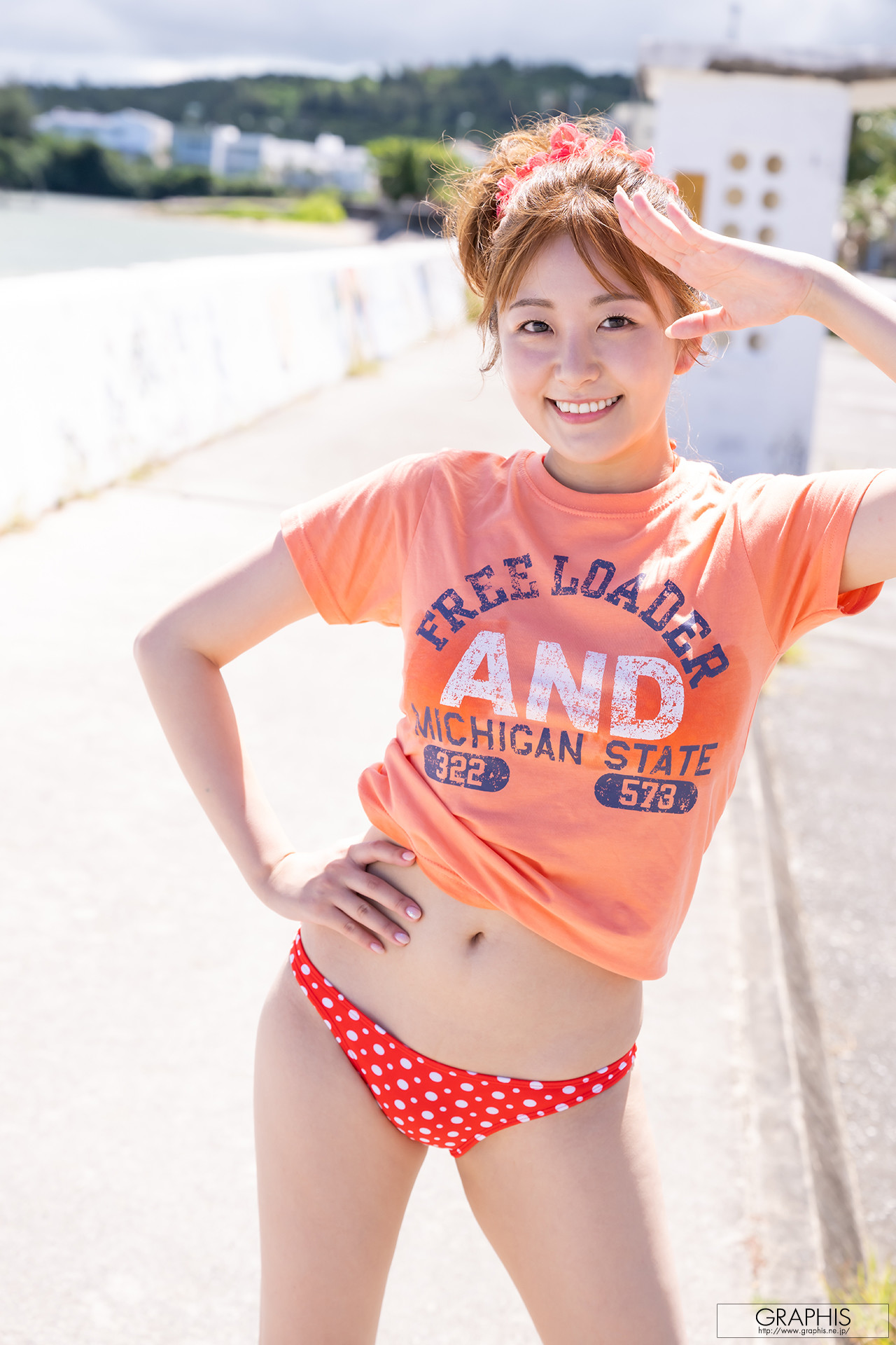 Hikari Aozora 青空ひかり, [Graphis] Gals 「Happy Smile!」 Vol.01 No.6d08d9