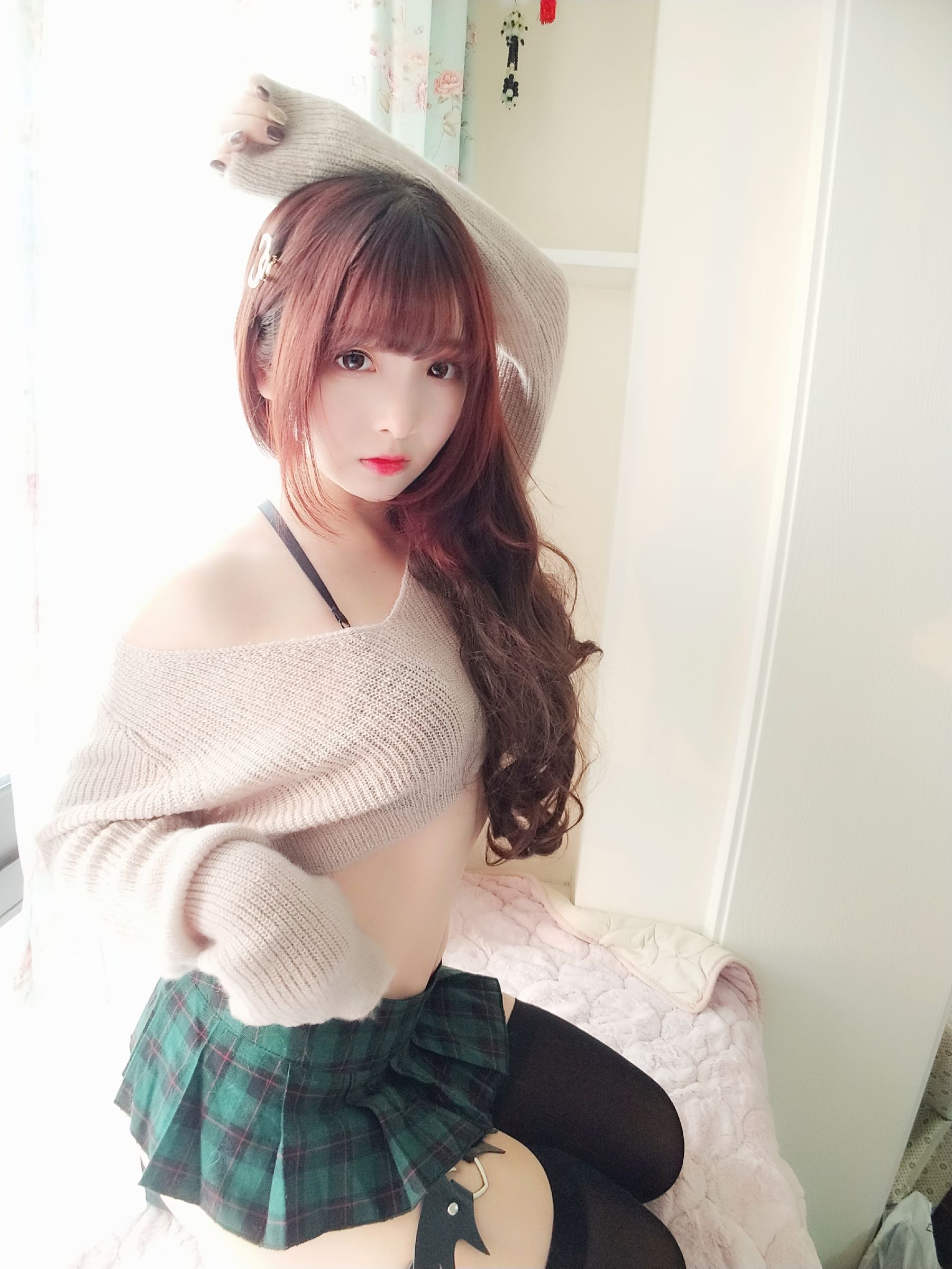 [Cosplay Photo] Two-dimensional beauty Furukawa kagura - sexy sweater