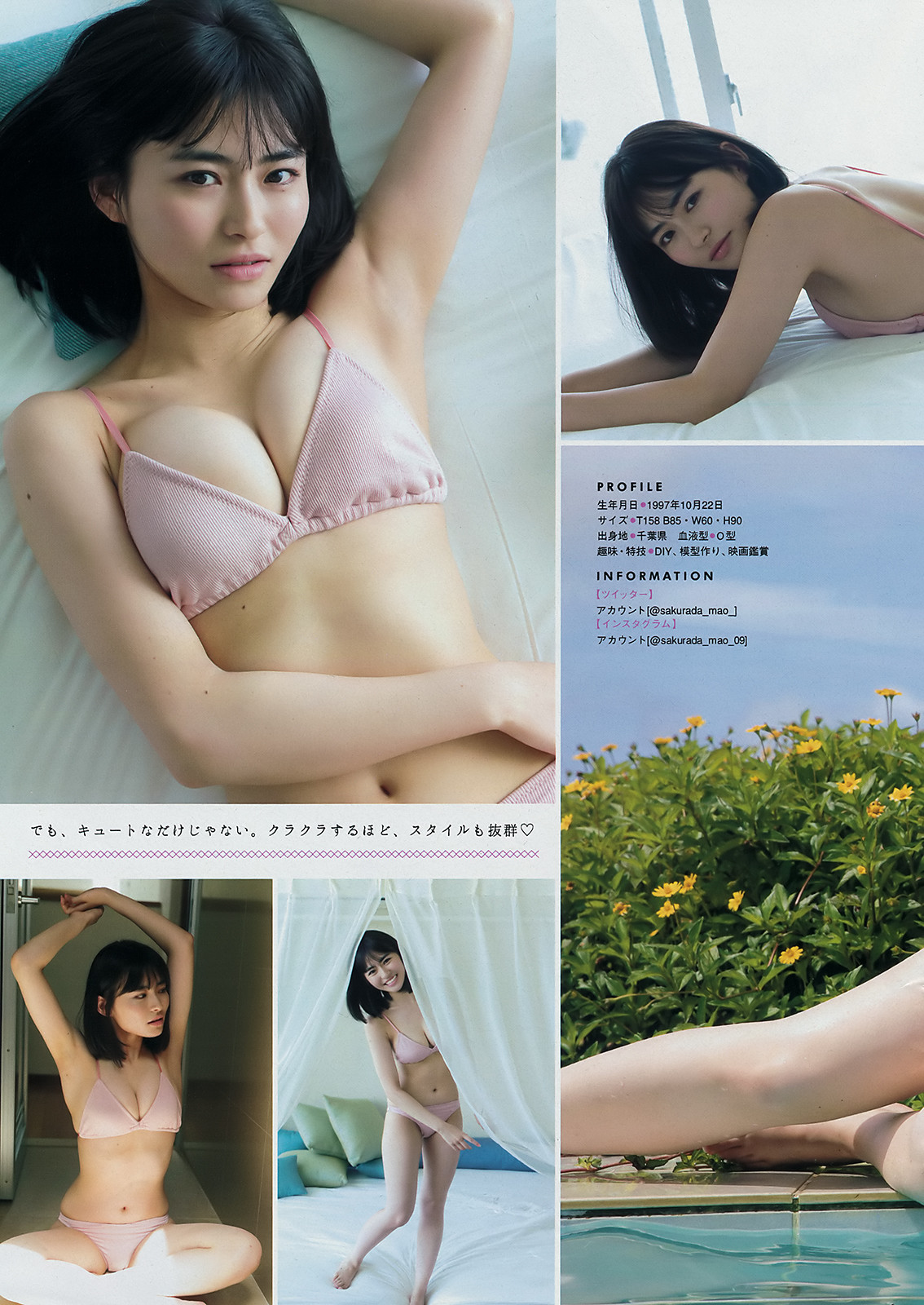 Mao Sakurada 桜田茉央, Young Magazine 2019 No.36-37 (ヤングマガジン 2019年36-37号) No.7fea7a