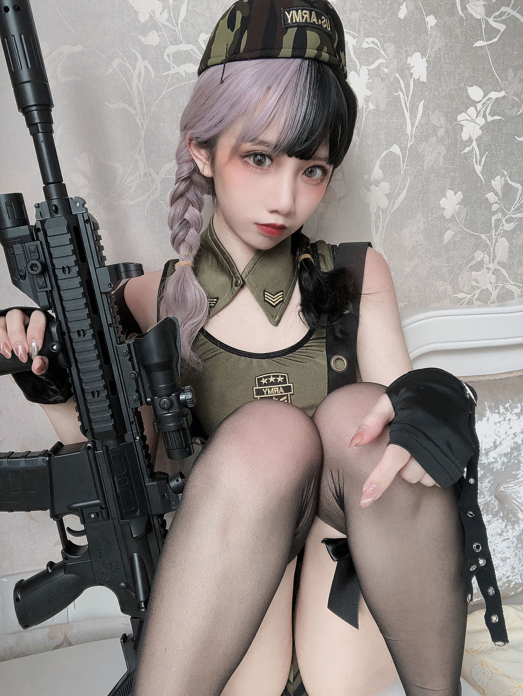 [Net Red COSER Photo] Anime blogger Guobaa sauce w - Battlefield Sweetheart