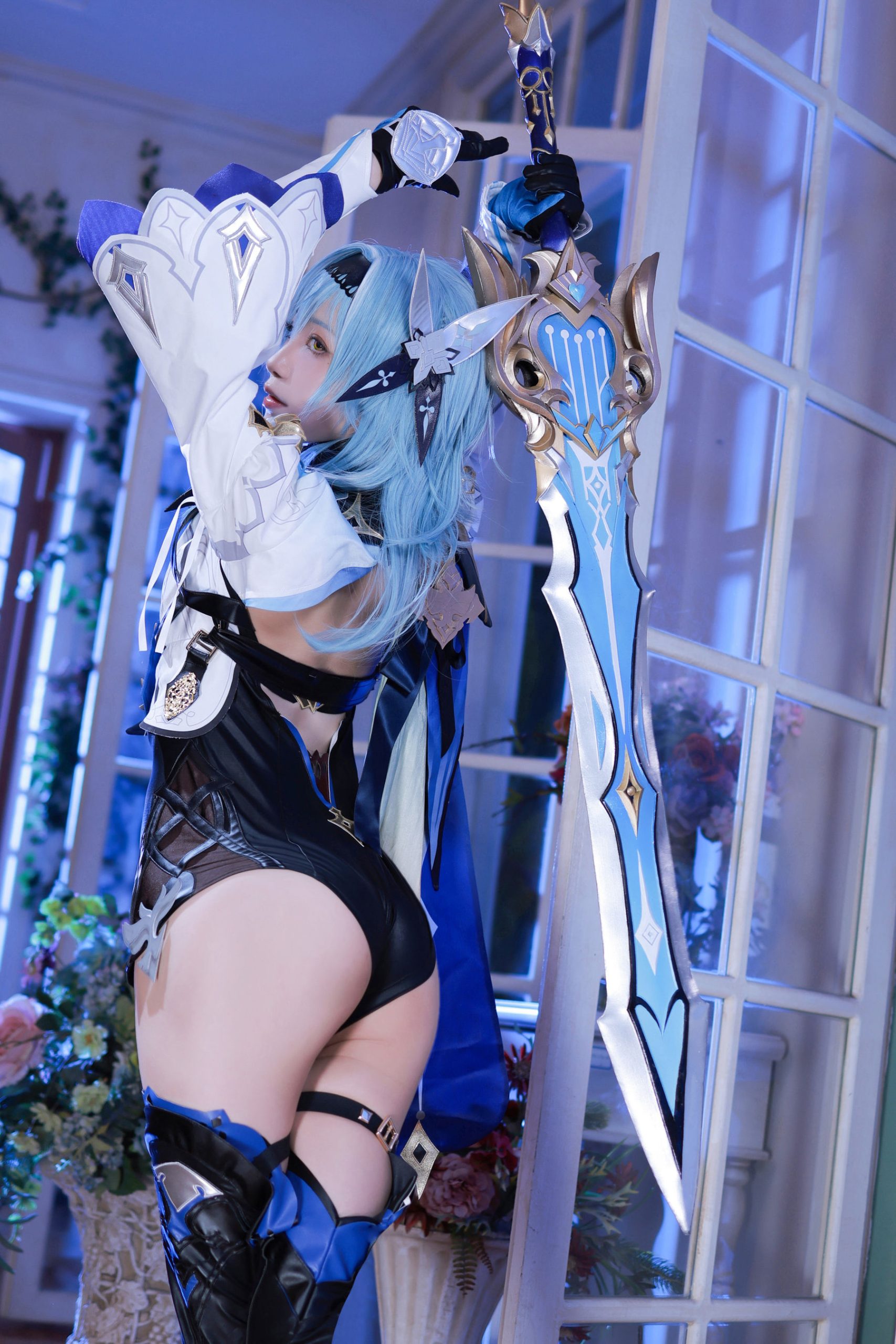 [Internet celebrity COSER photo] Anime blogger Shui Miao aqua - original god Yura original