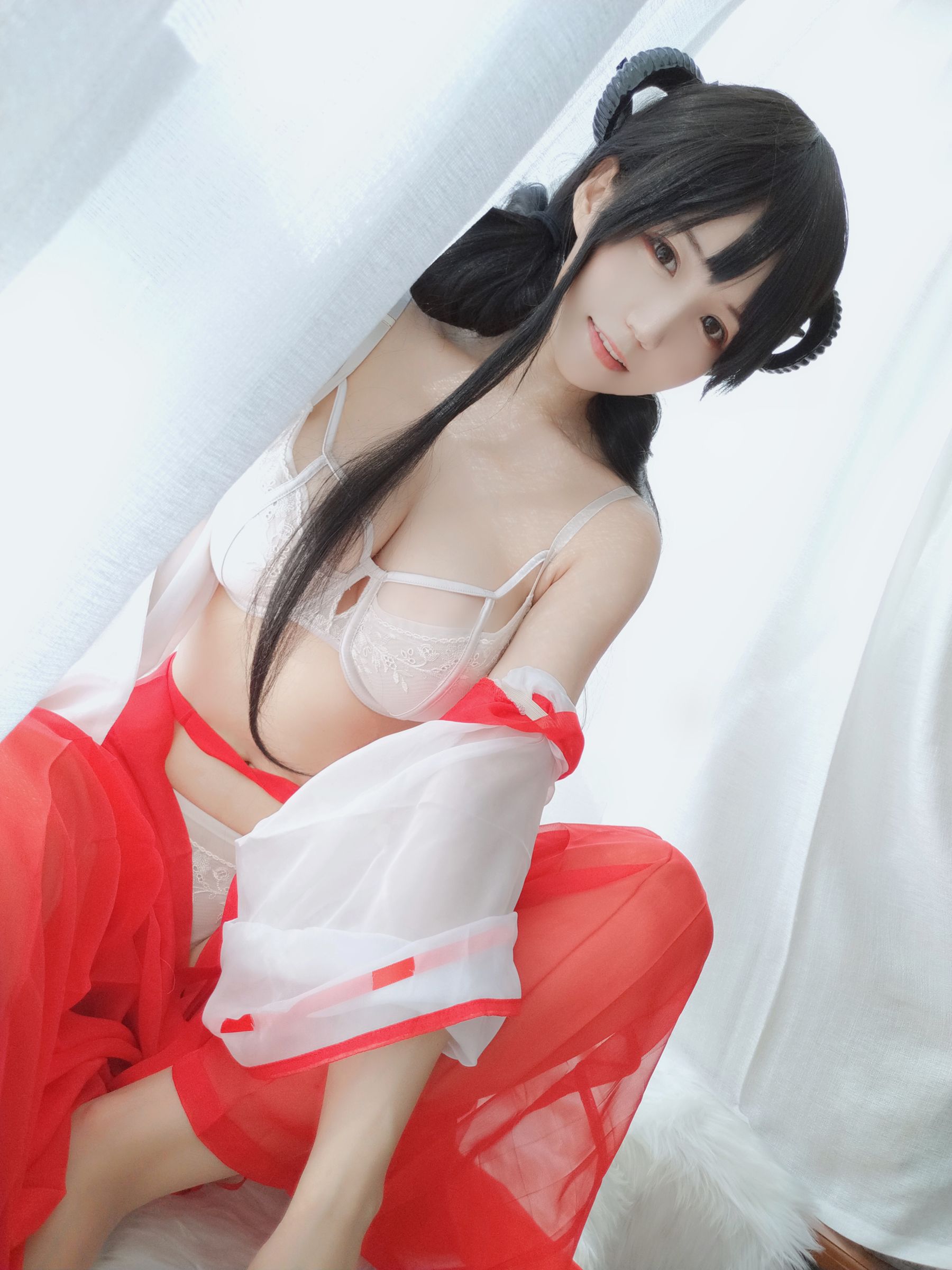 [Ảnh COSER người nổi tiếng trên Internet] Blogger anime Chiyo Kokura w - Miko DLC