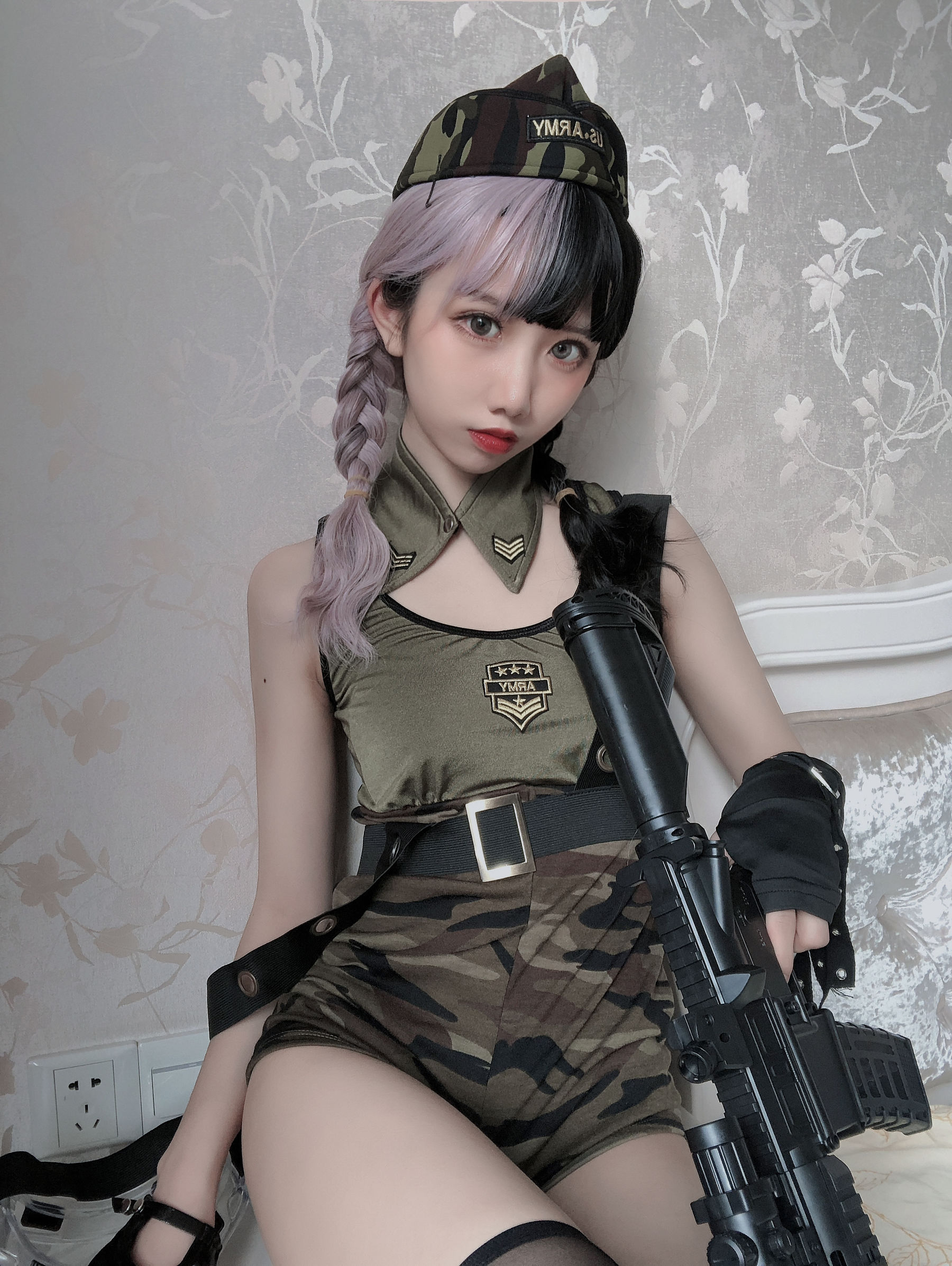 [Net Red COSER Photo] Anime blogger Guobaa sauce w - Battlefield Sweetheart