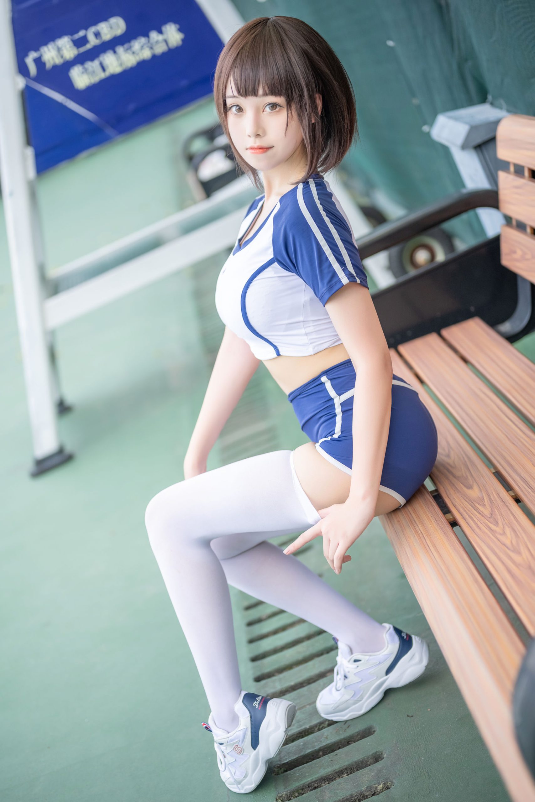 [Net Red COSER Photo] Cute Miss Sister Honey Cat Qiu - Gymnastics