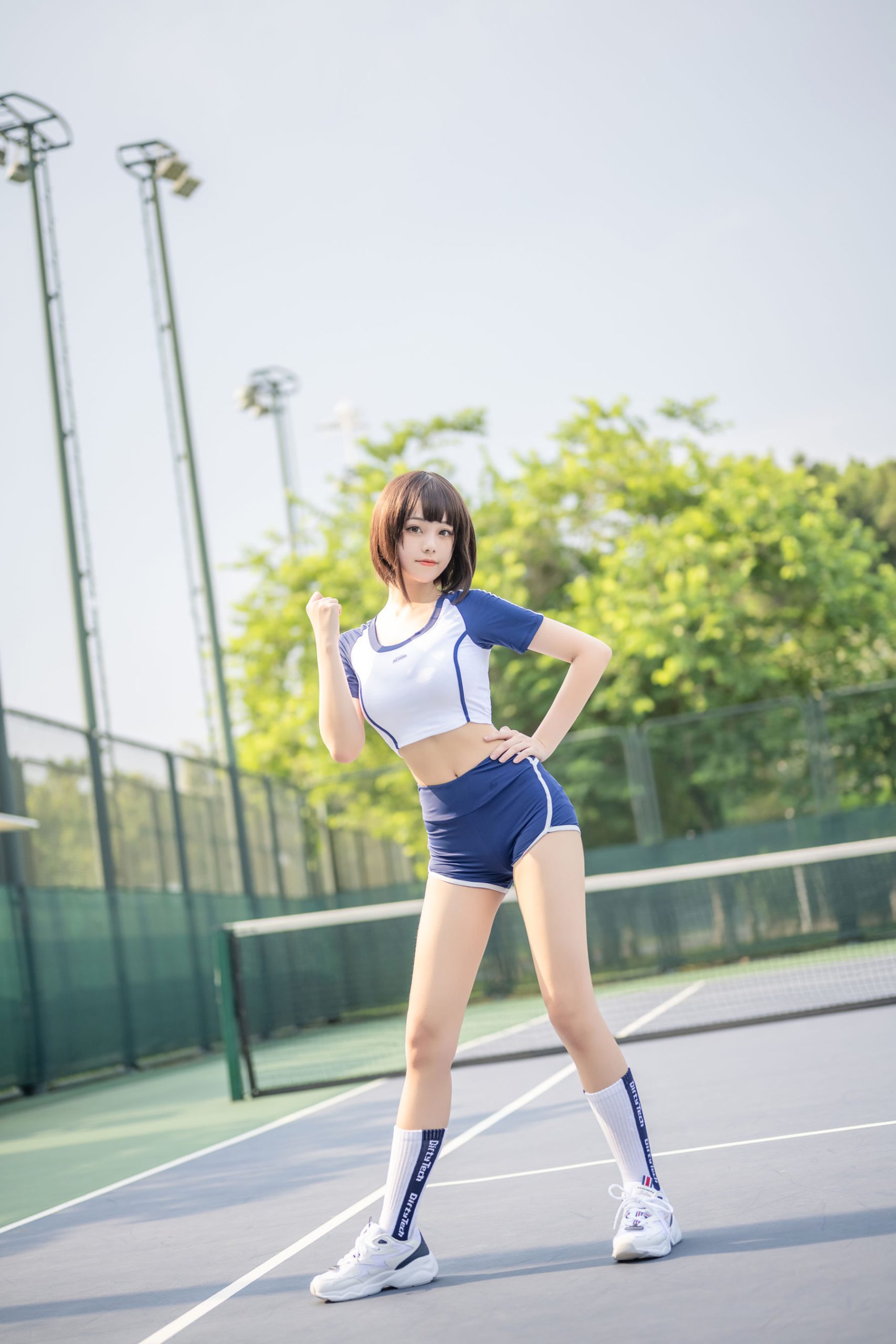 [Net Red COSER Photo] Cute Miss Sister Honey Cat Qiu - Gymnastics