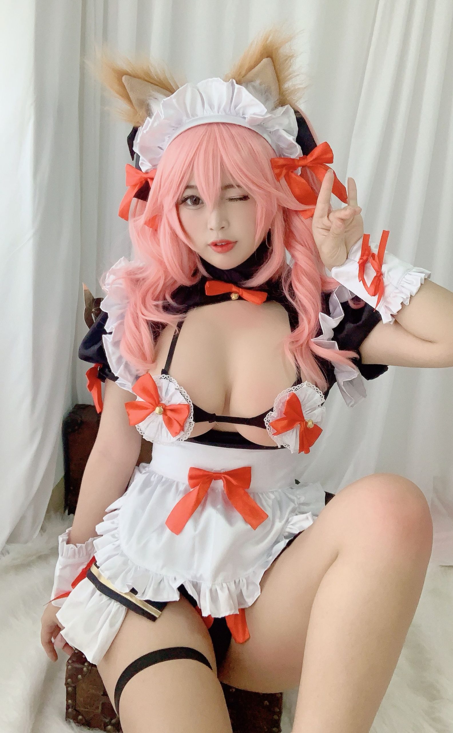 [COS Welfare] Cute Miss Sister-Bai Ye- - Tamamo former Doujin Maid