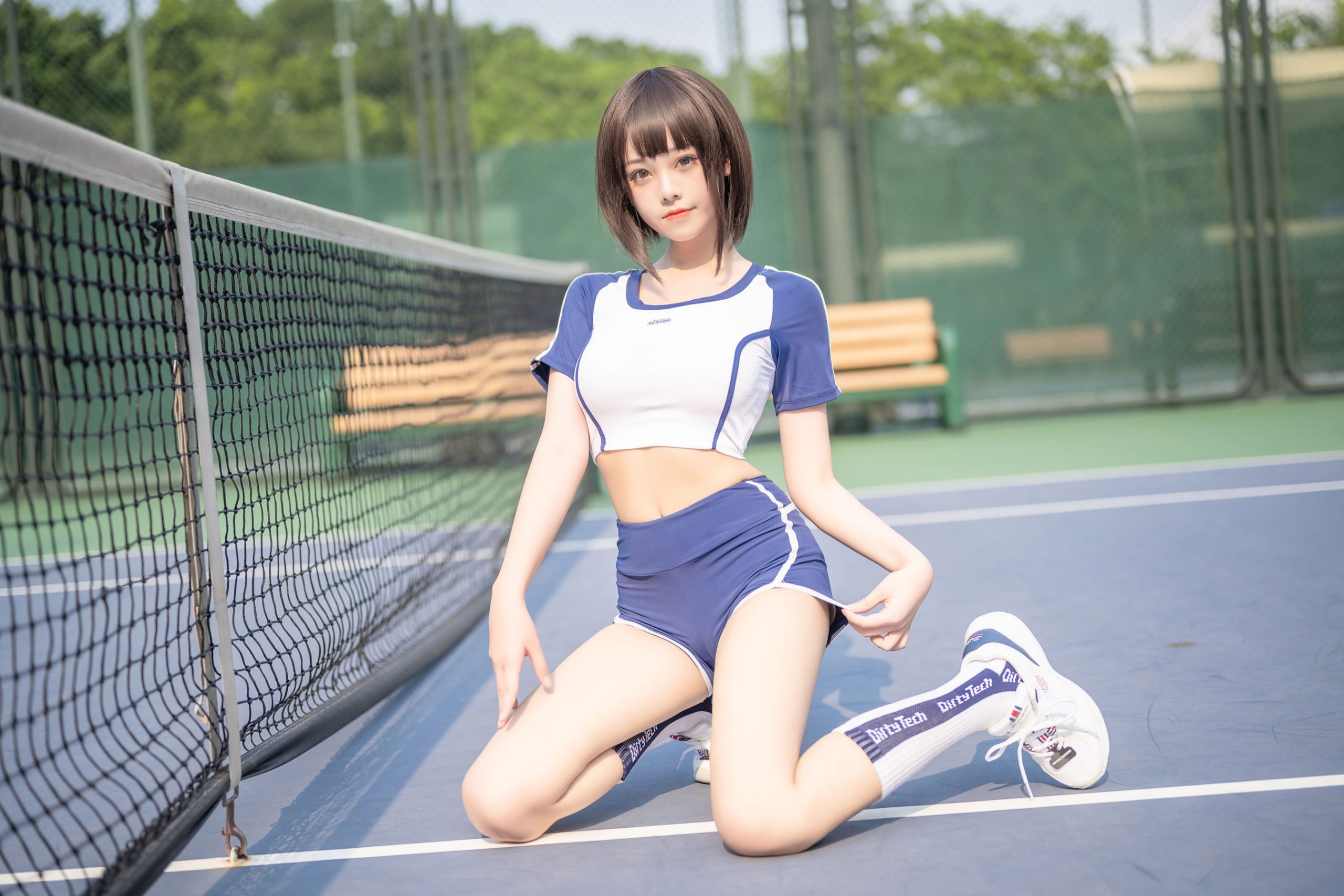 [Net Red COSER Photo] Cute Miss Sister Honey Cat Qiu - Gymnastics