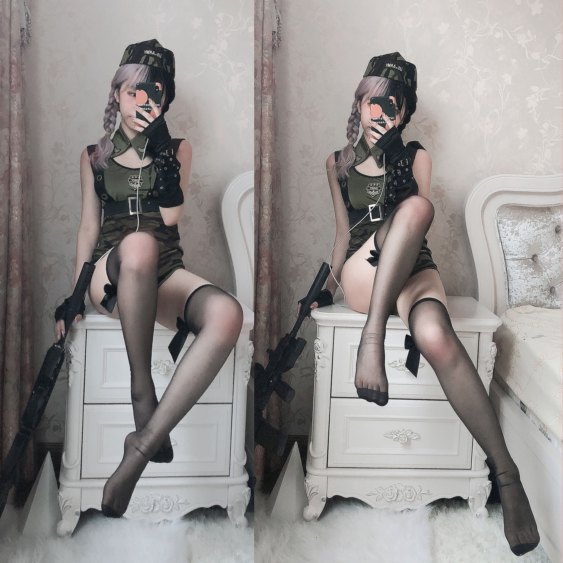 [Net Red COSER Photo] Anime blogger Guobaa sauce w - Battlefield Sweetheart