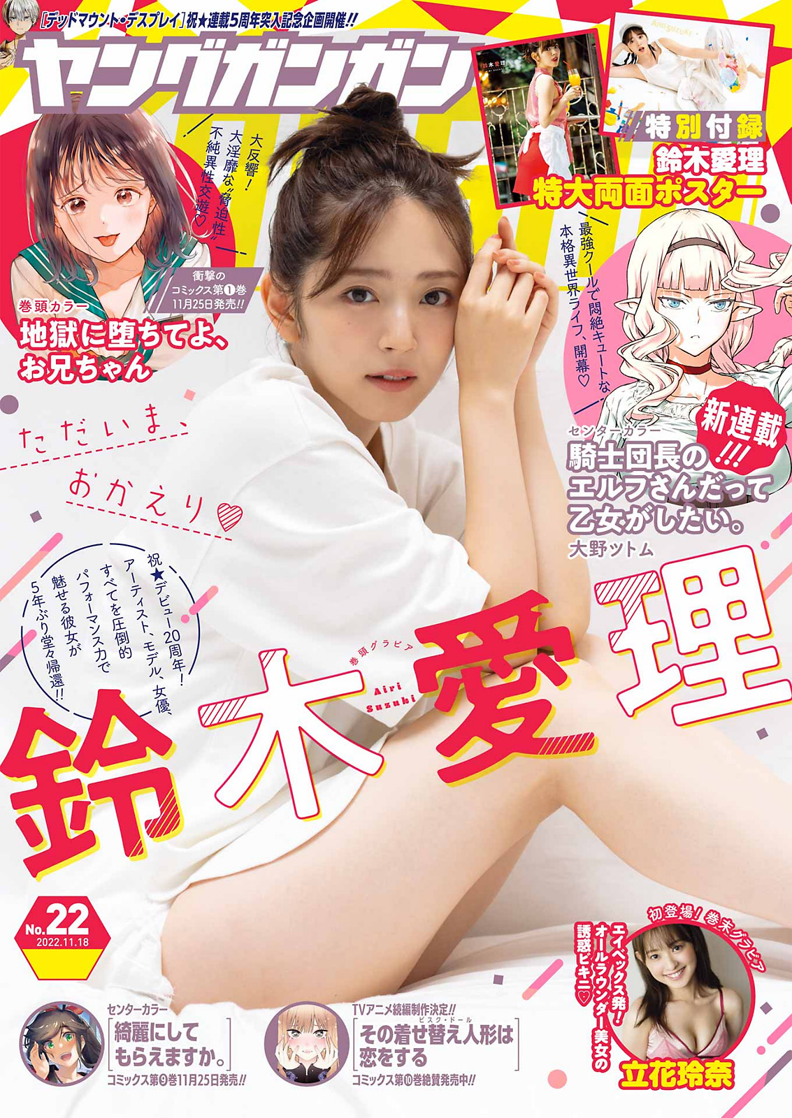 Airi Suzuki 鈴木愛理, Young Gangan 2022 No.22 (ヤングガンガン 2022年22号)
