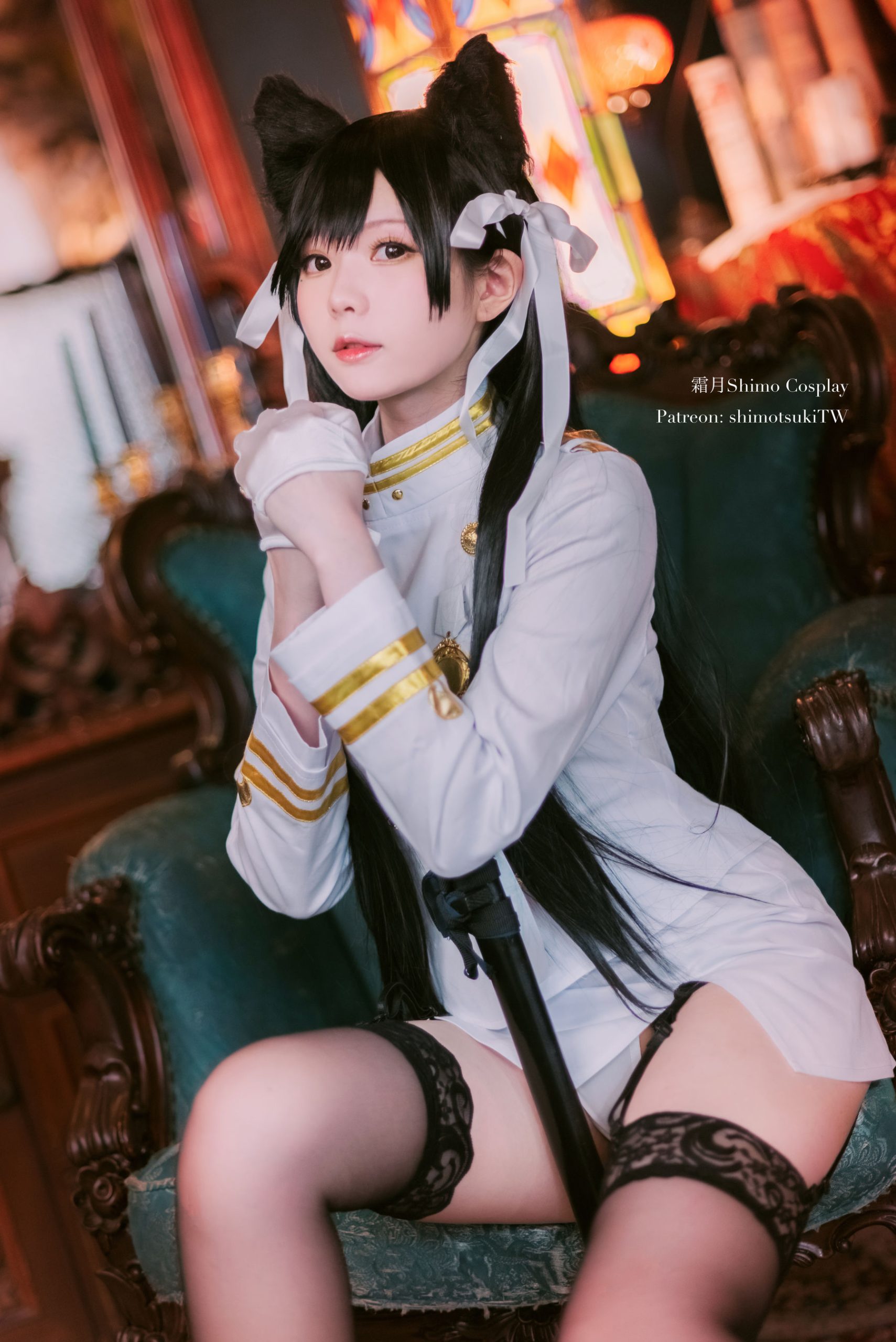 [COS Welfare] Weibo Girl Paper Cream Moon Shimo - Atago