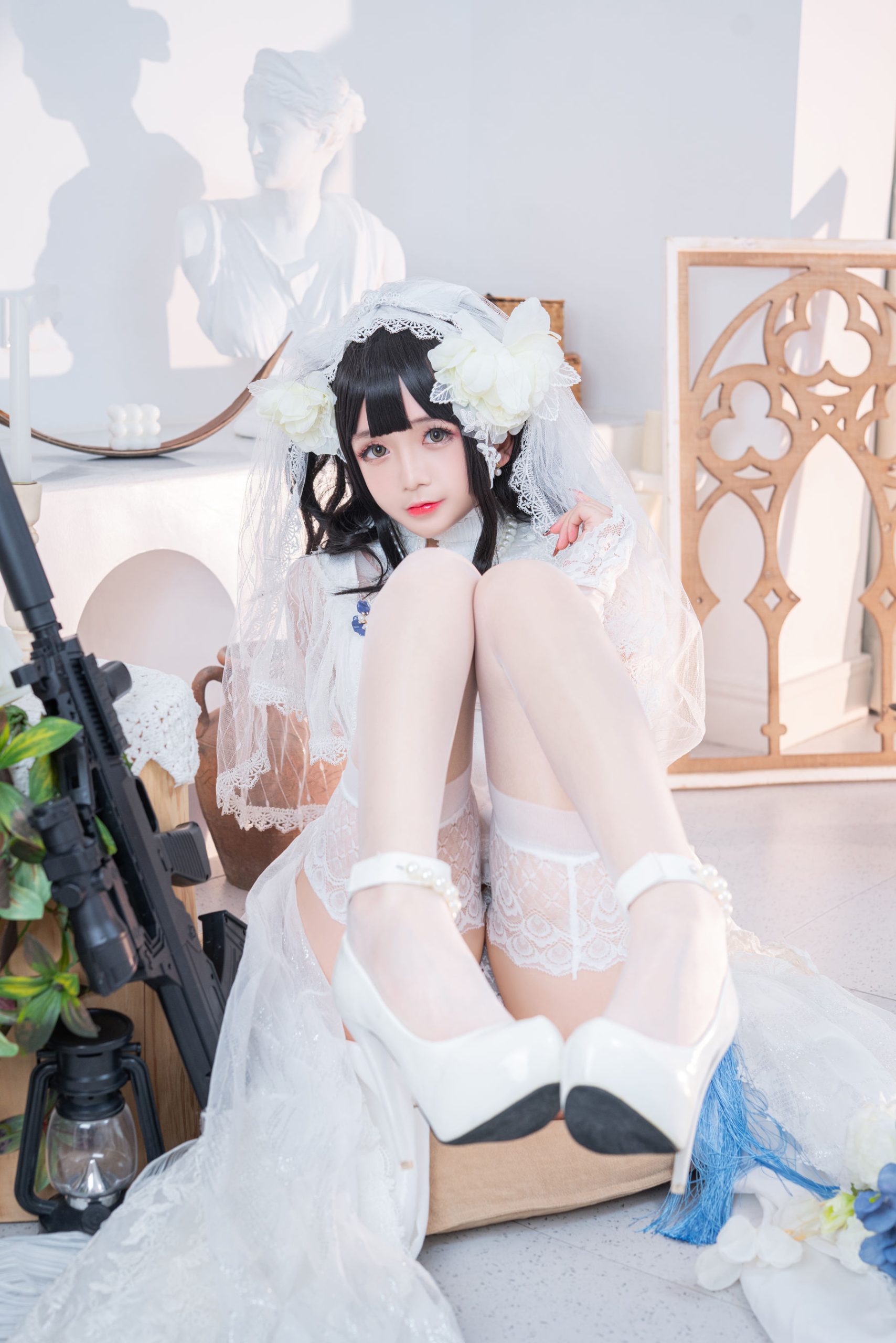 [Welfare COS] Cosplay Hina Jiao - 95 Wedding Dress