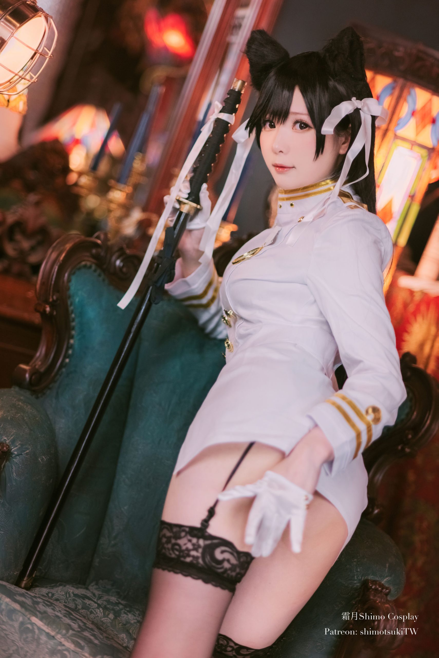 [COS Welfare] Weibo Girl Paper Cream Moon Shimo - Atago