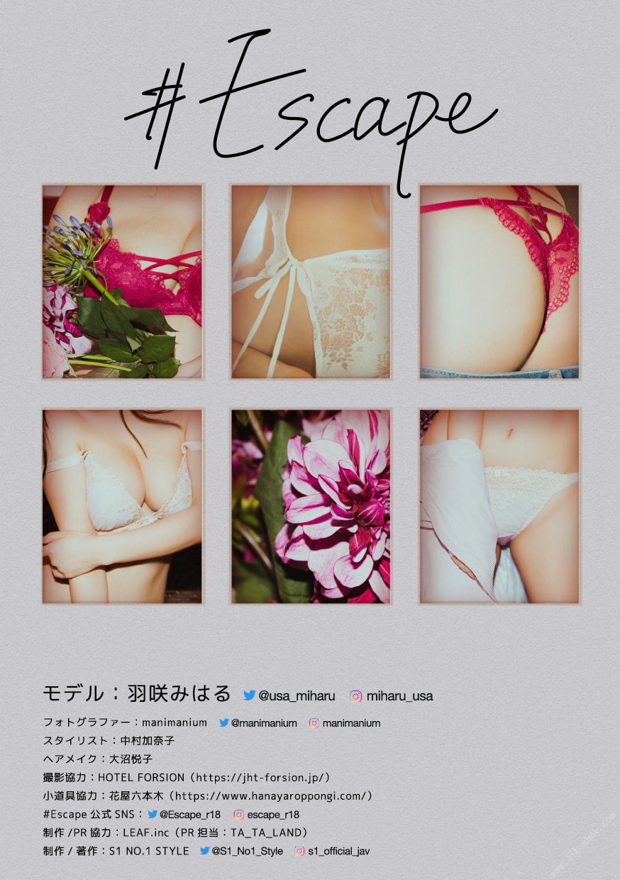 Miharu Usa 羽咲みはる, #Escape Set.03