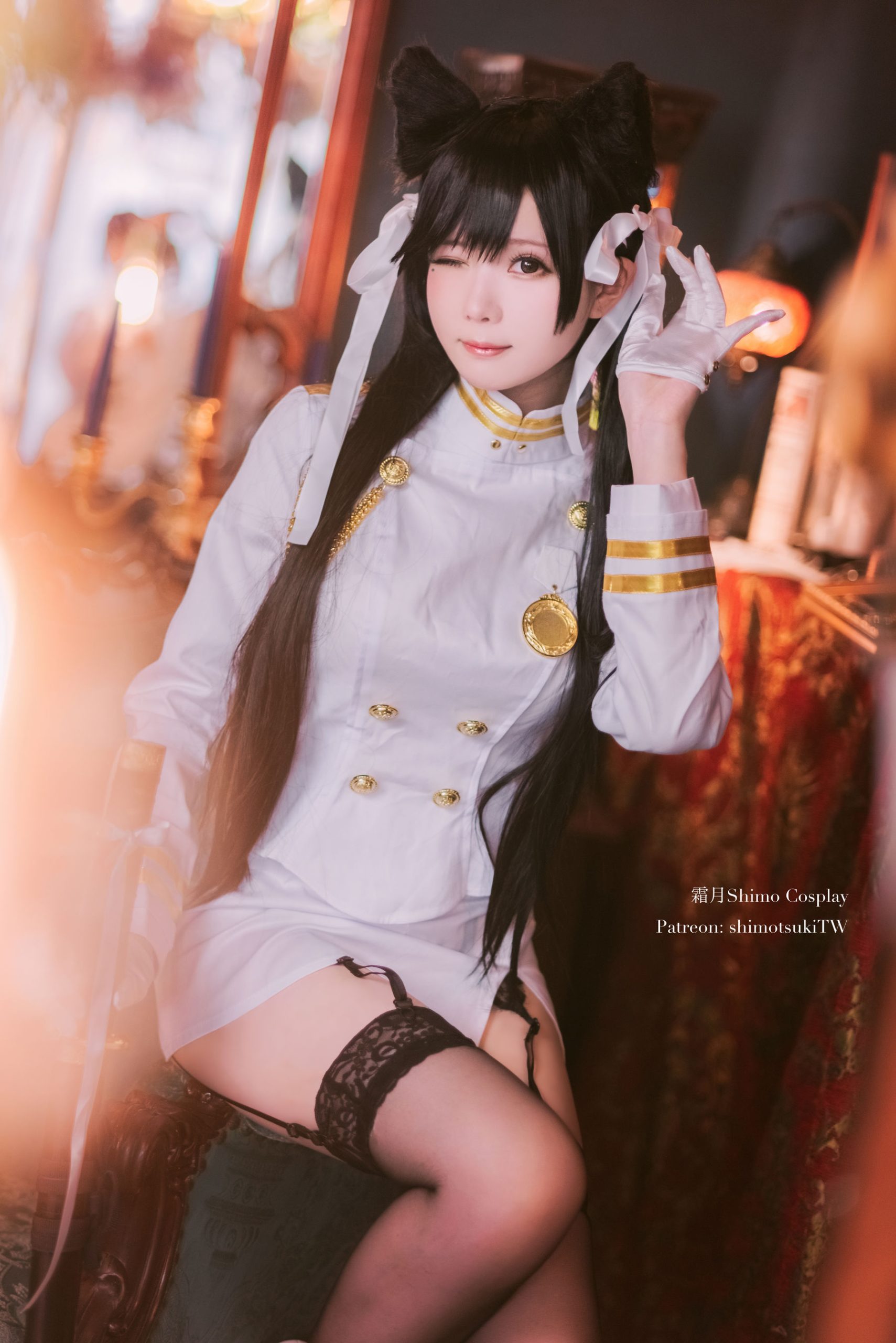 [COS Welfare] Weibo Girl Paper Cream Moon Shimo - Atago