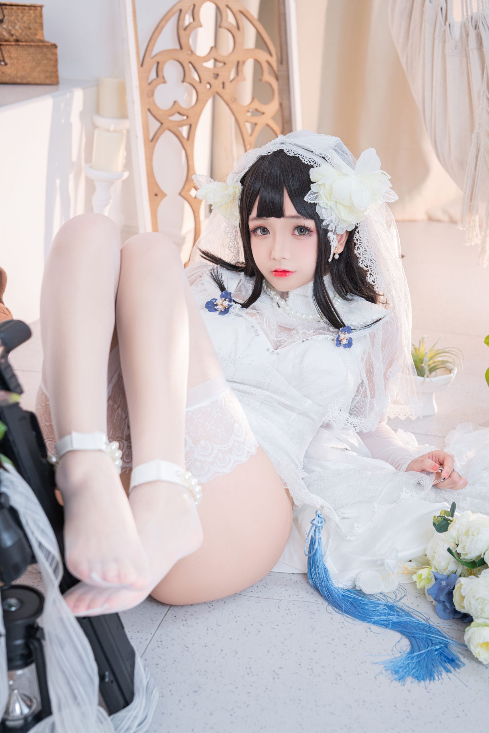 [Welfare COS] Cosplay Hina Jiao - 95 Wedding Dress