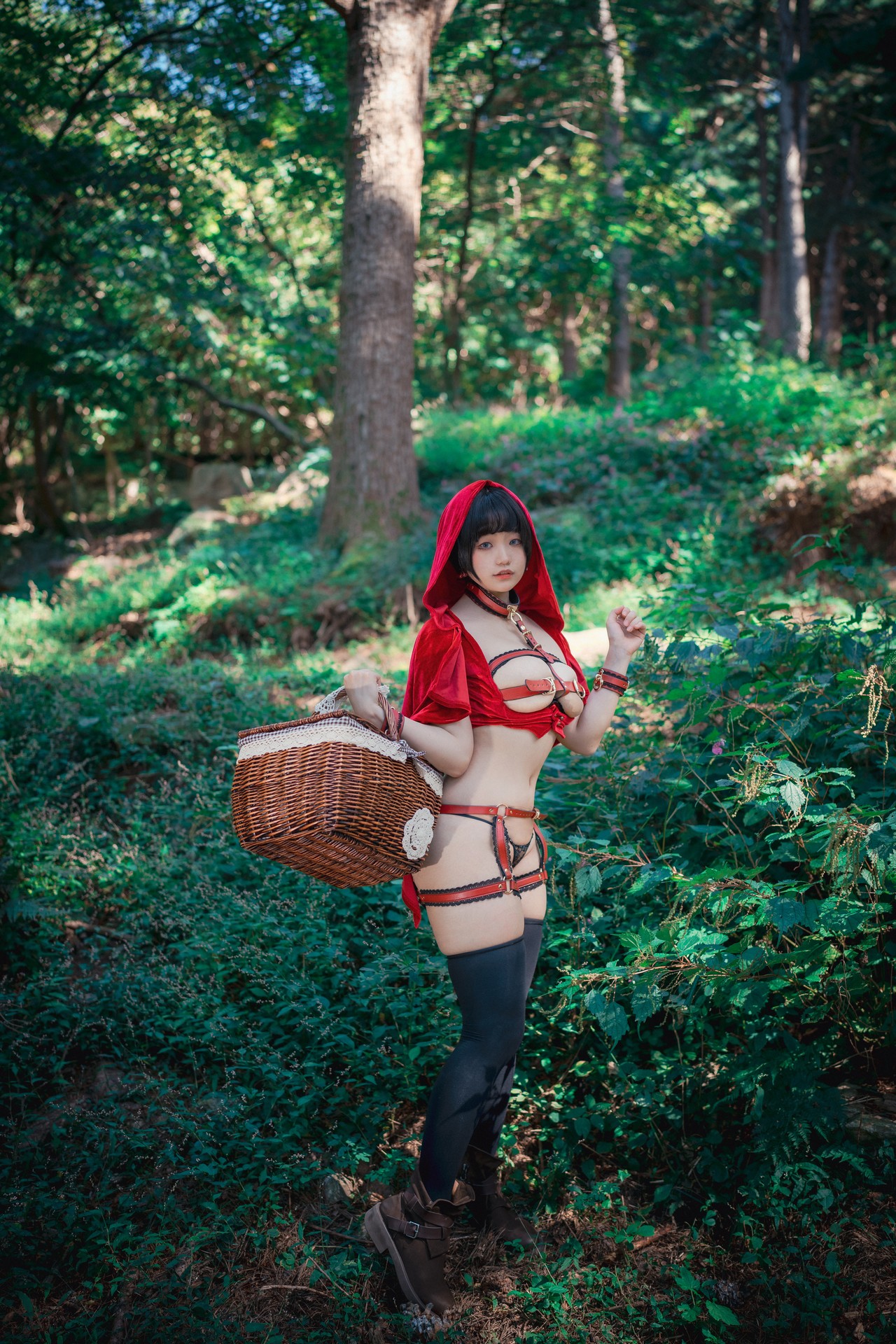 Mimmi 밈미, [DJAWA] Naughty Red Hiring Hood Set.01