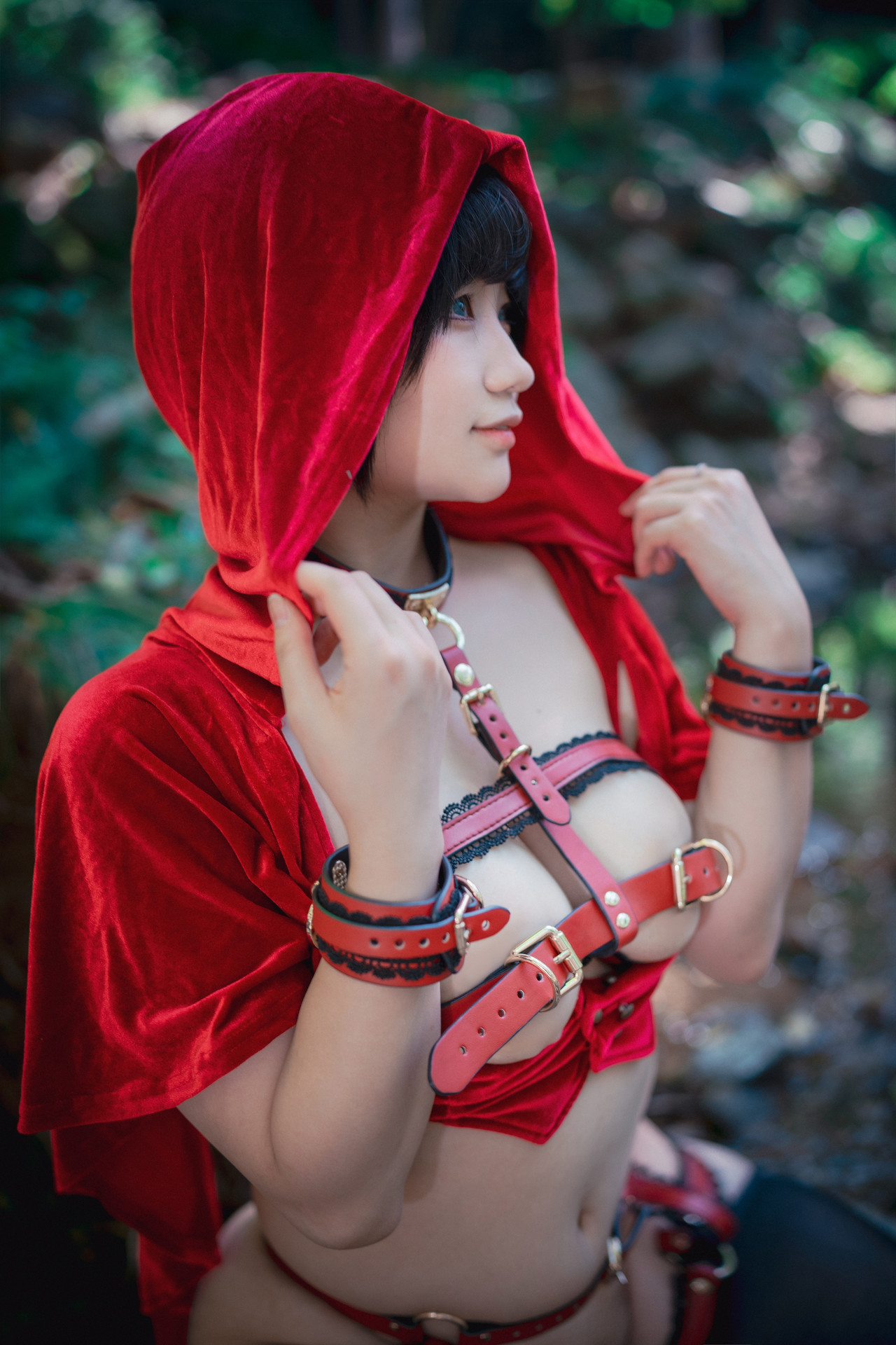 Mimmi 밈미, [DJAWA] Naughty Red Hiring Hood Set.01