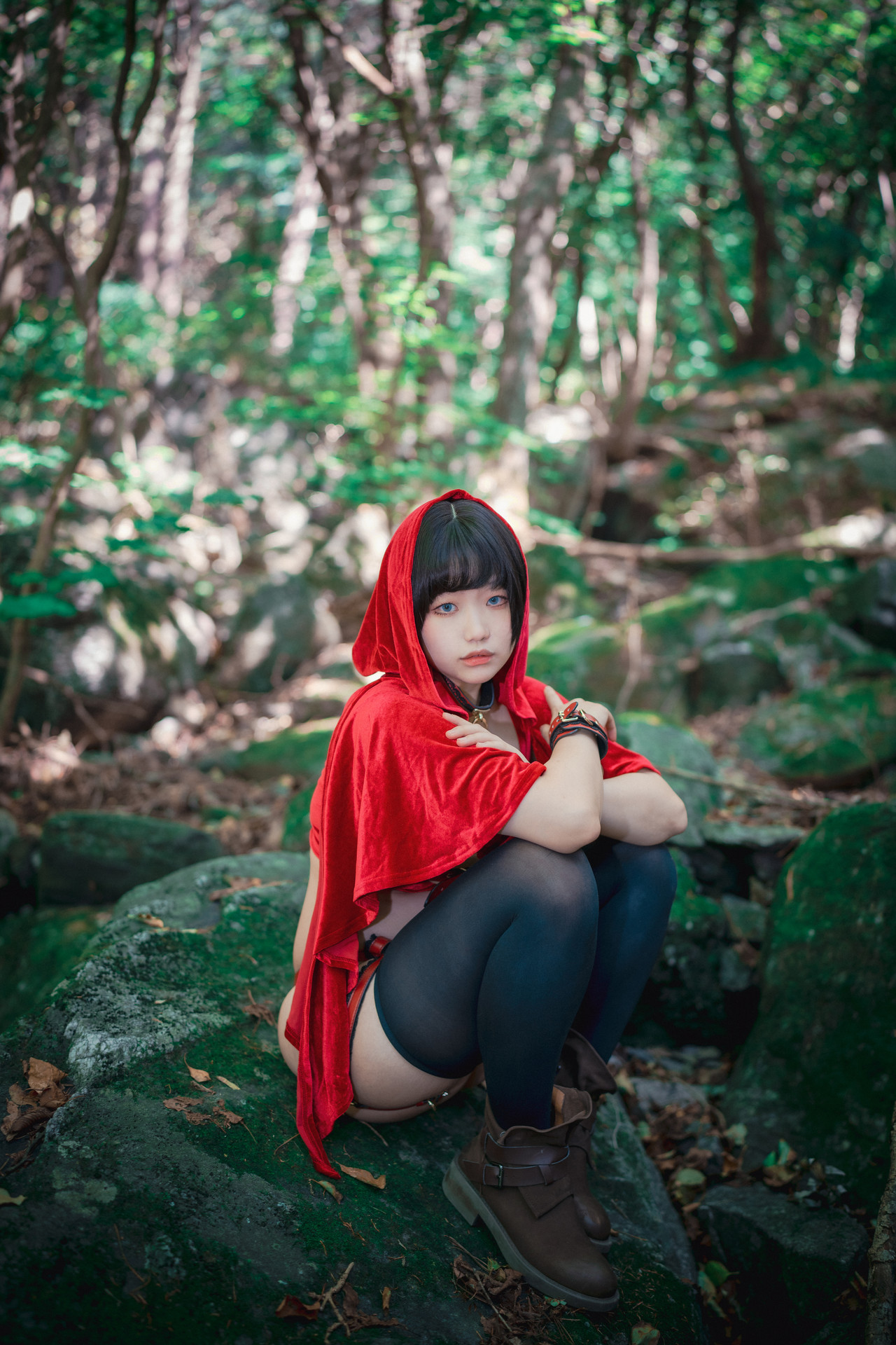 Mimmi 밈미, [DJAWA] Naughty Red Hiring Hood Set.01