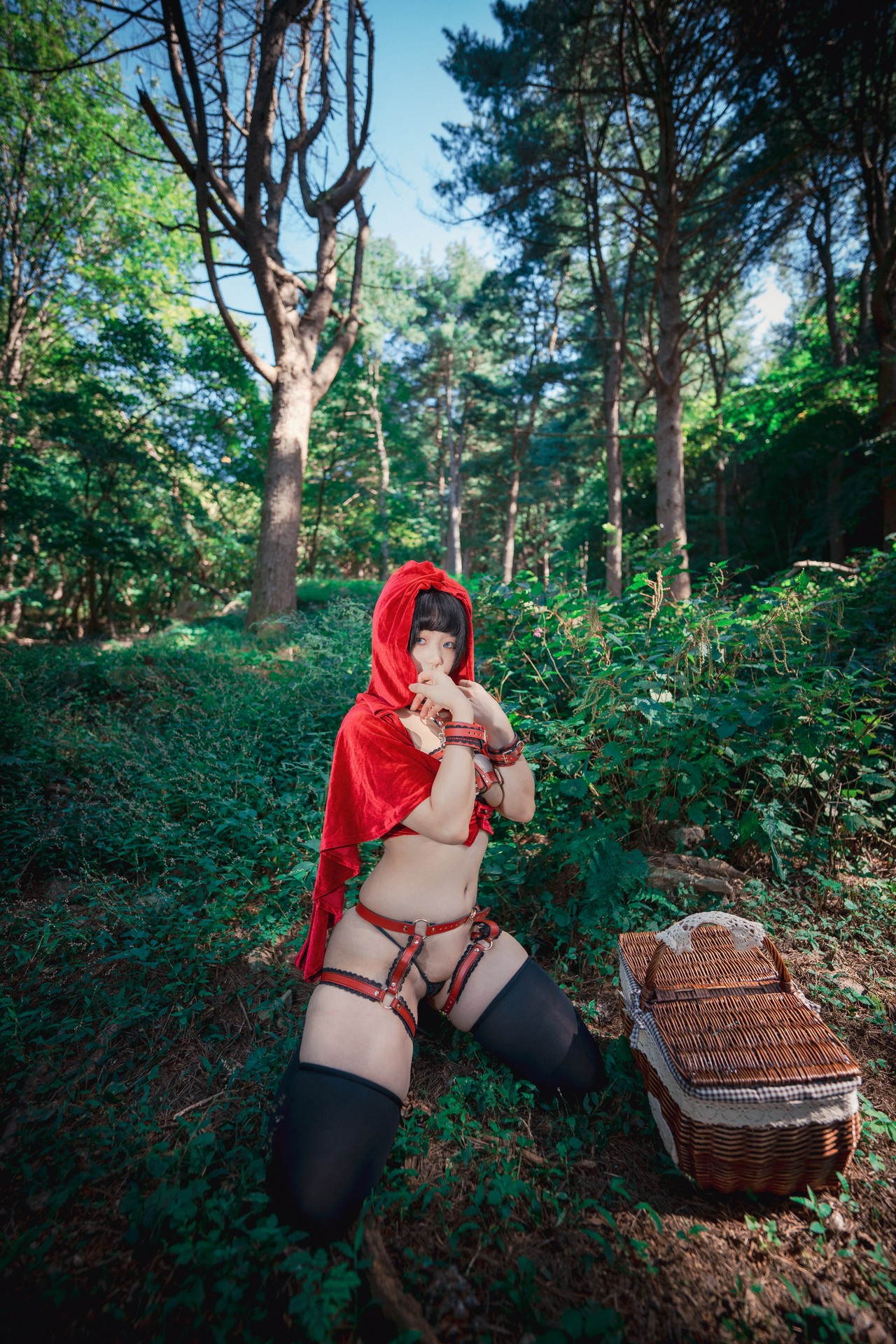 Mimmi 밈미, [DJAWA] Naughty Red Hiring Hood Set.01