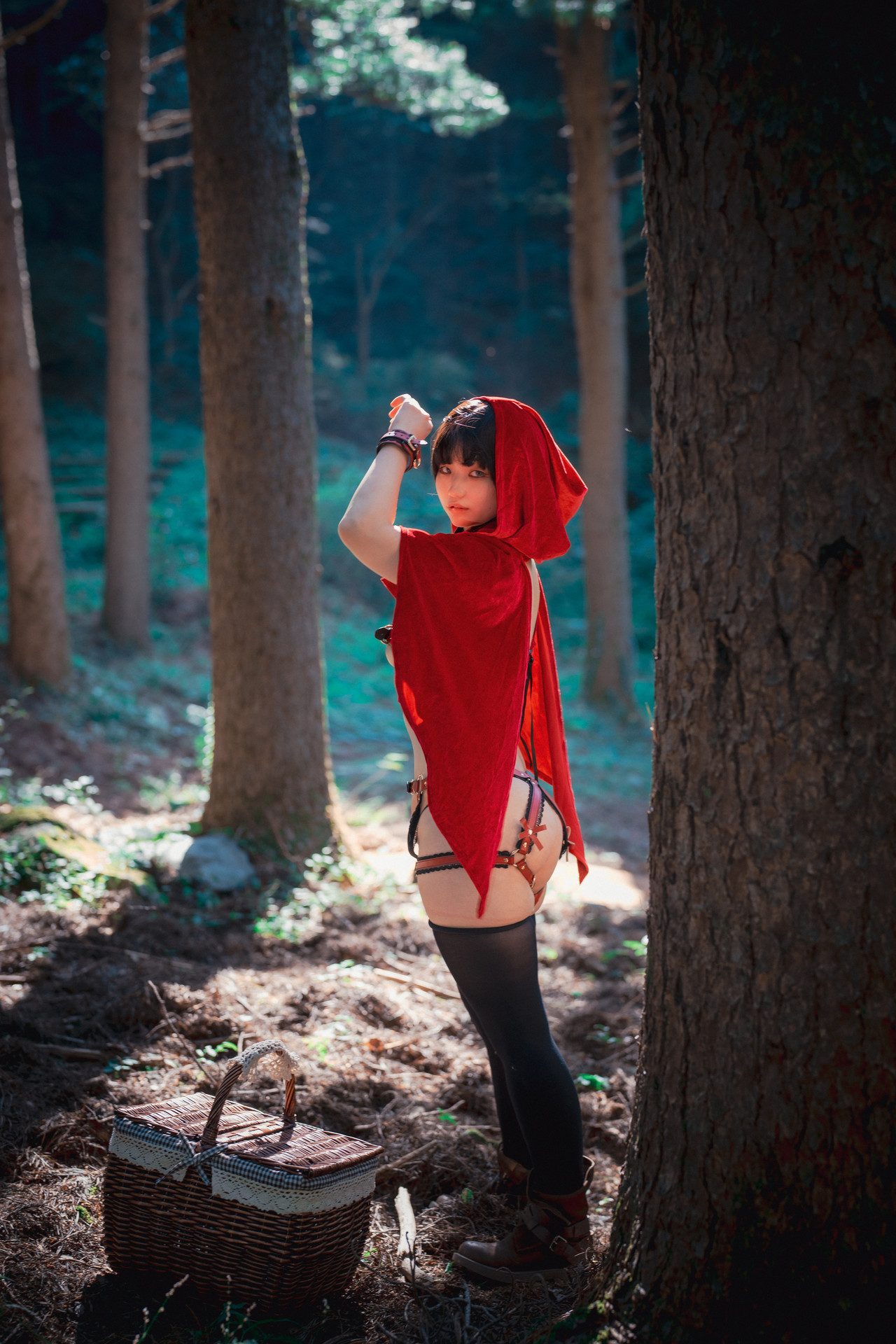 Mimmi 밈미, [DJAWA] Naughty Red Hiring Hood Set.02