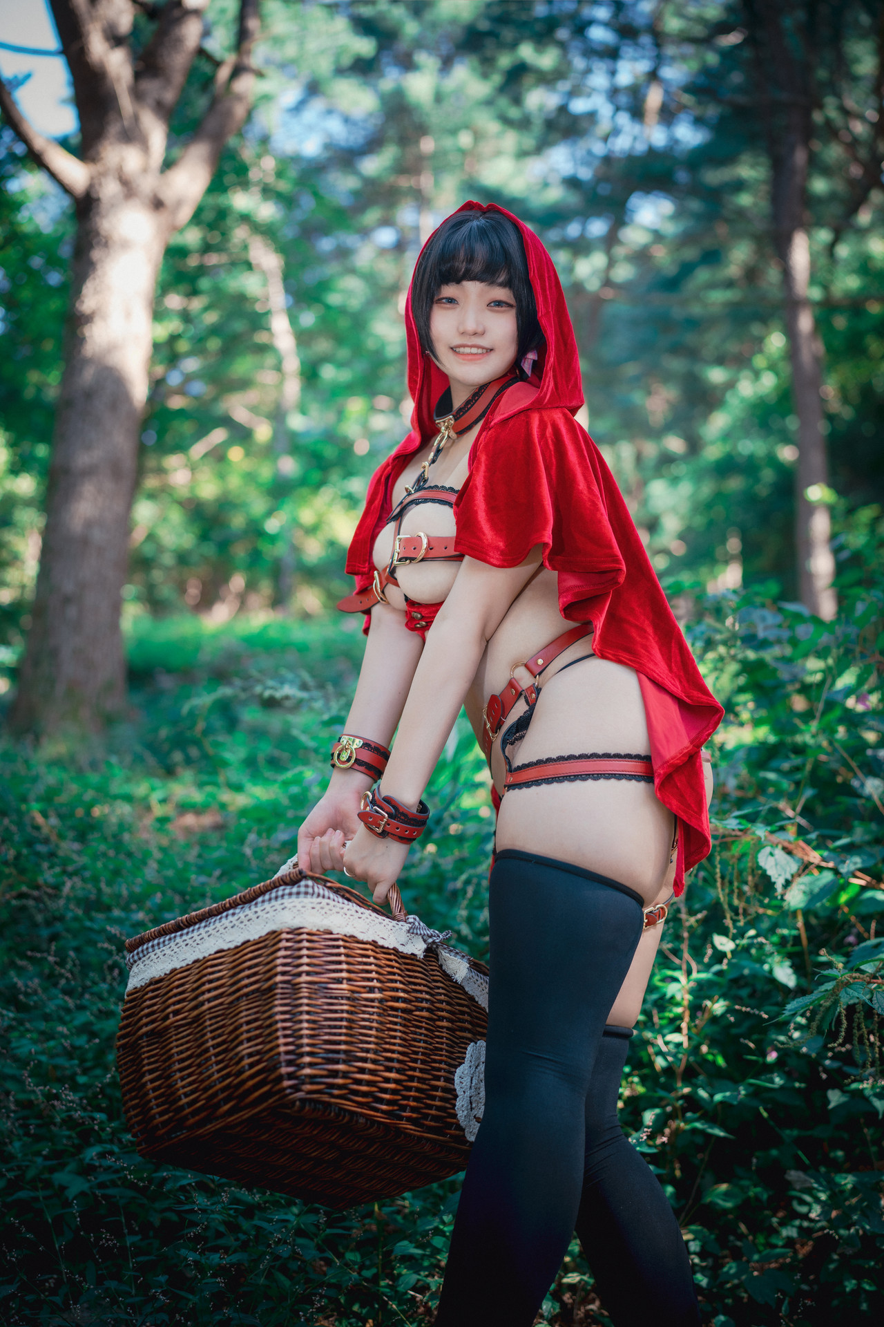 Mimmi 밈미, [DJAWA] Naughty Red Hiring Hood Set.01