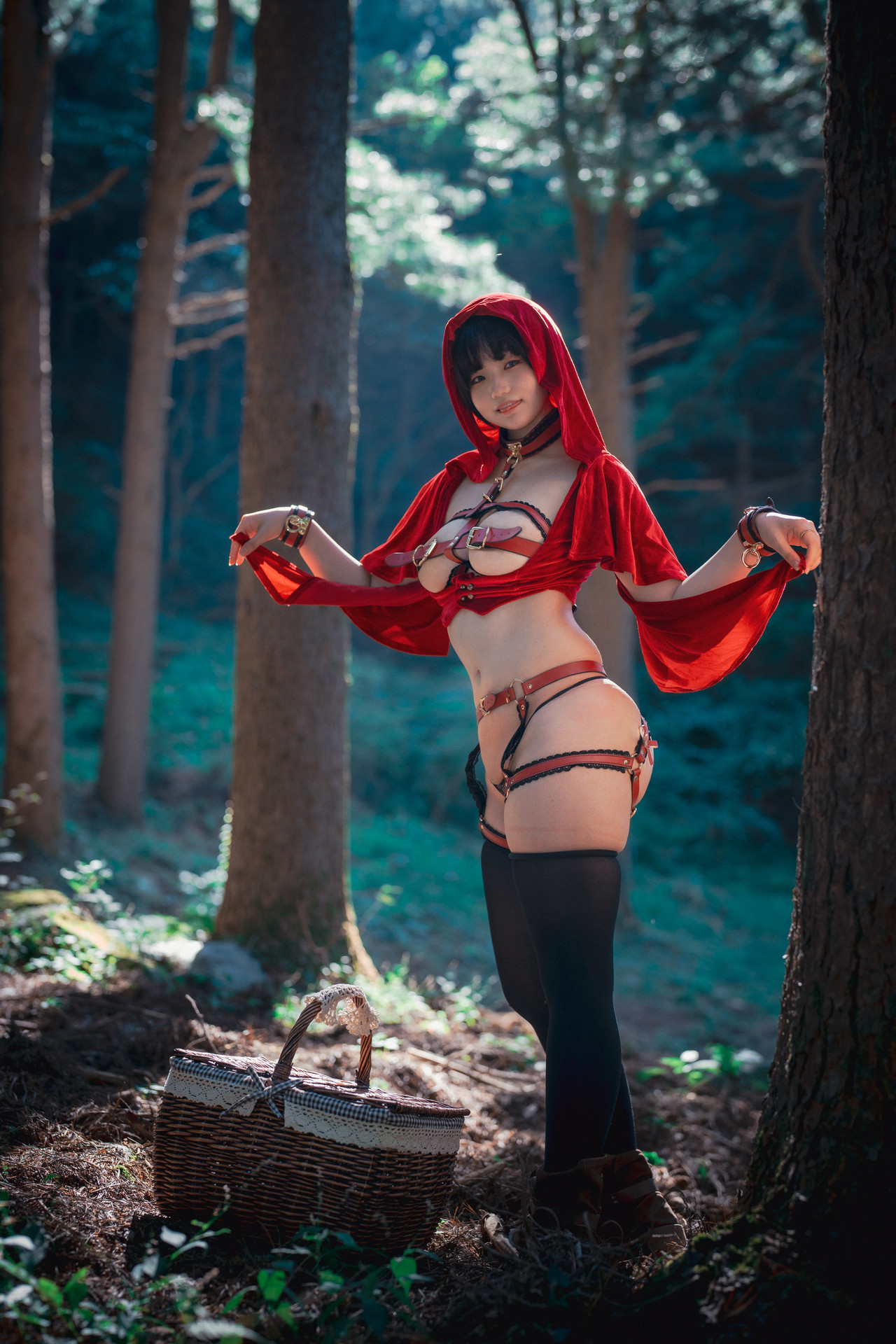 Mimmi 밈미, [DJAWA] Naughty Red Hiring Hood Set.02