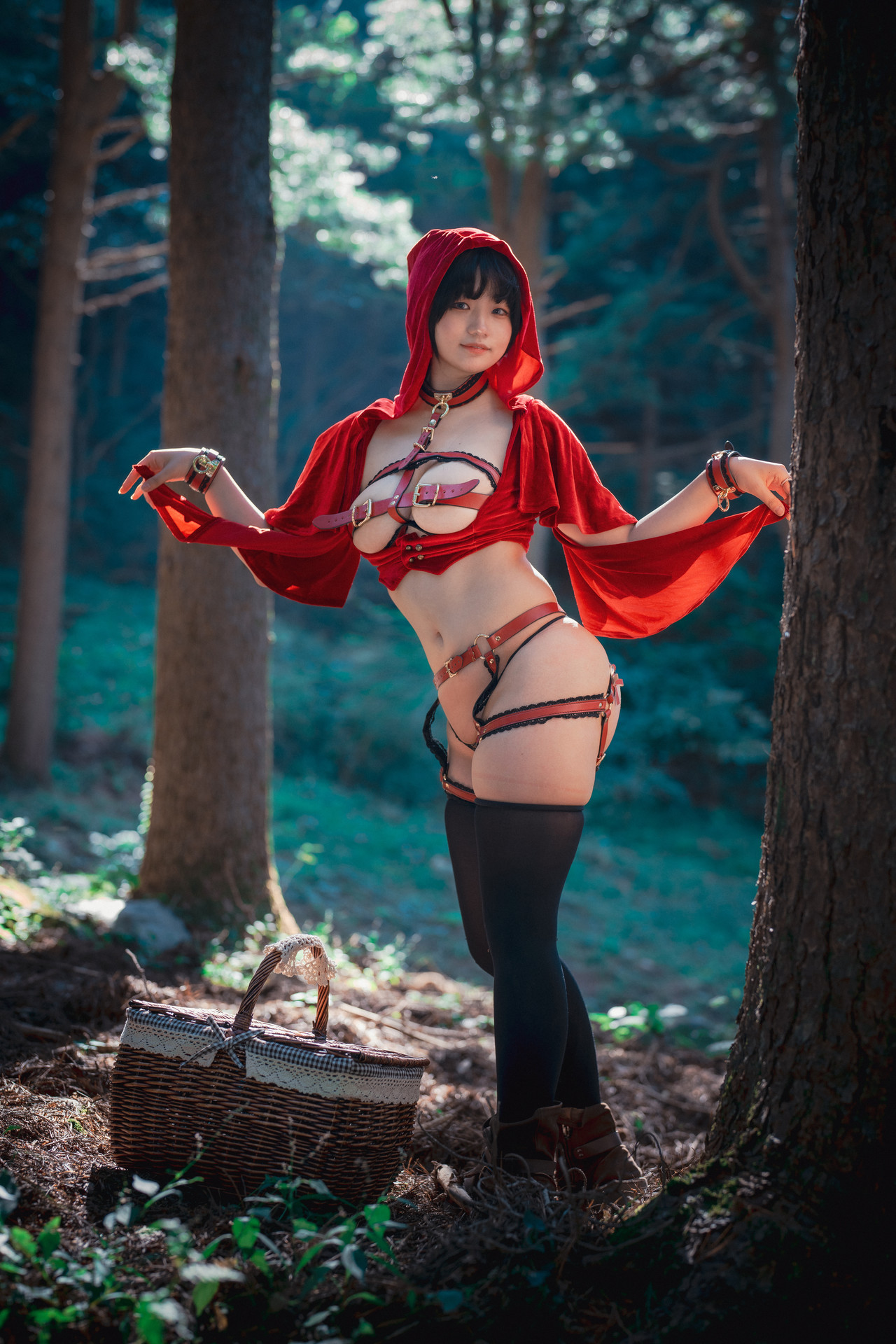 Mimmi 밈미, [DJAWA] Naughty Red Hiring Hood Set.02