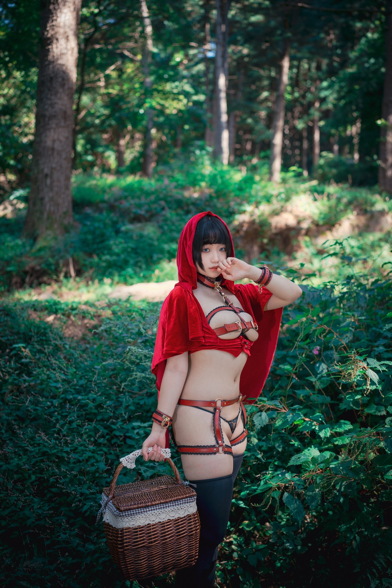 Mimmi 밈미, [DJAWA] Naughty Red Hiring Hood Set.01