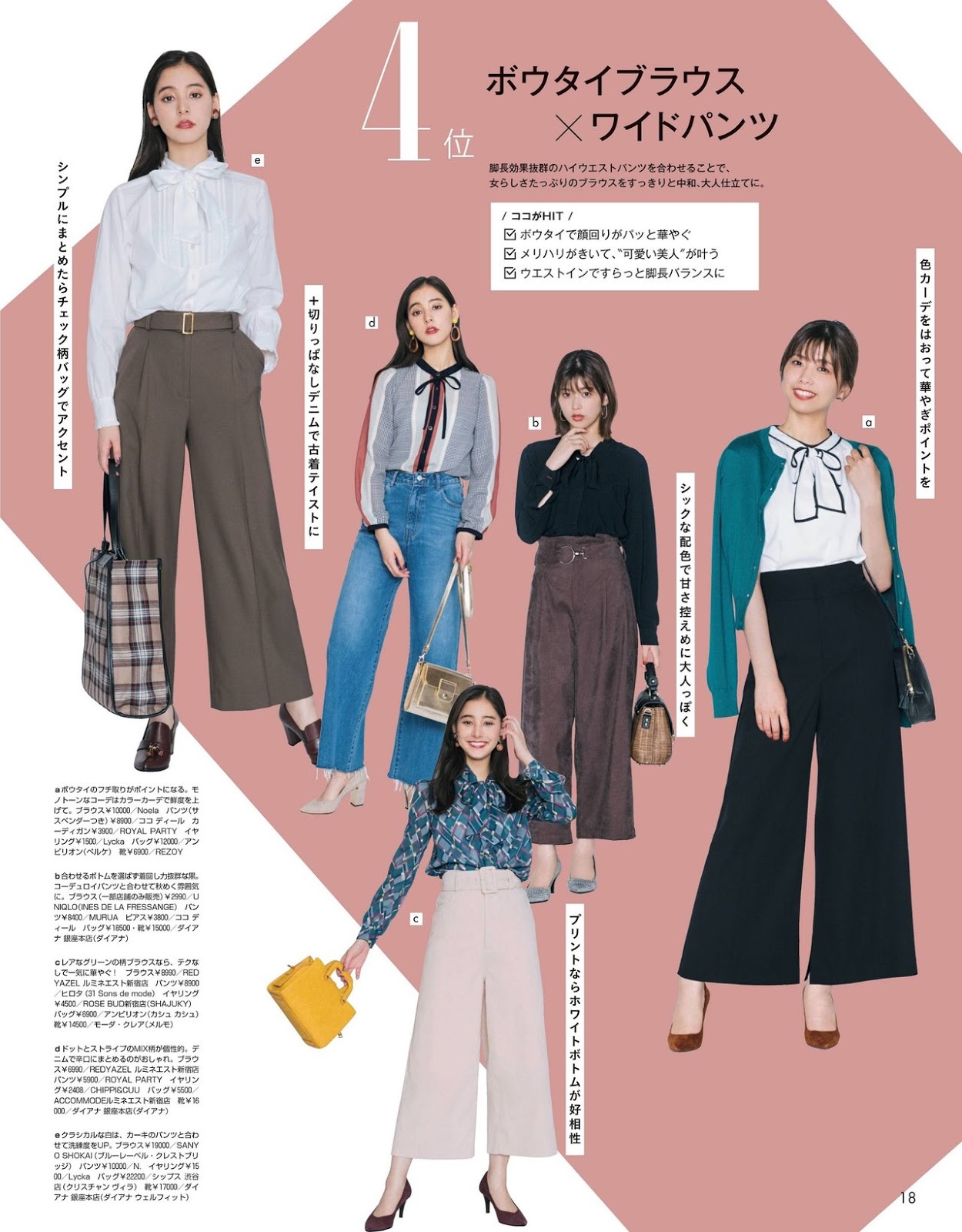Risa Watanabe 渡邉理佐, Non-no Magazine 2019.11