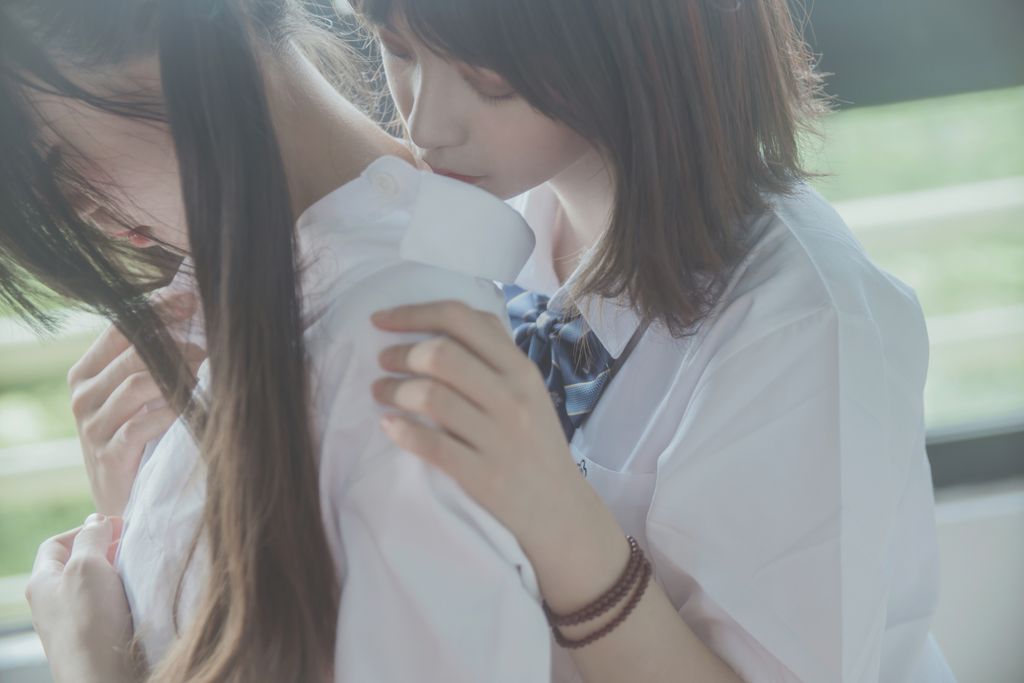 Coser @ 桜 桃 喵 Vol.002 JK 百合 1 (桜 桃 喵 & 疯 猫 ss) (43 photos)