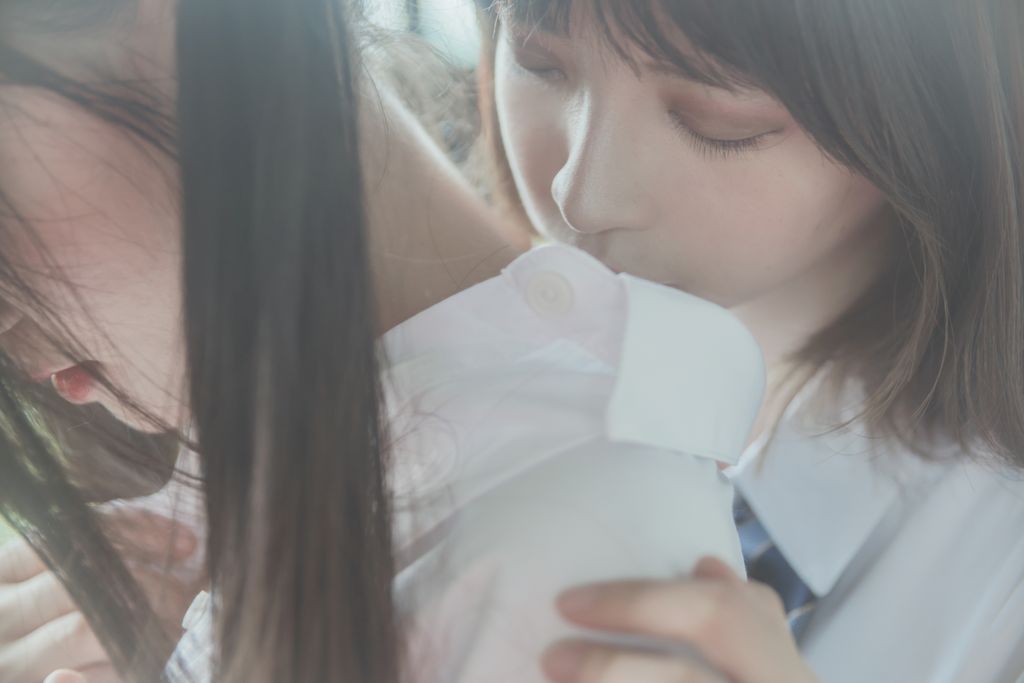 Coser @ 桜 桃 喵 Vol.002 JK 百合 1 (桜 桃 喵 & 疯 猫 ss) (43 photos)