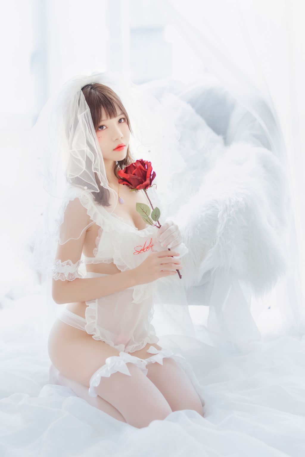 Coser @ 桜 桃 喵 Vol.040 轻纱 02 (34 photos)