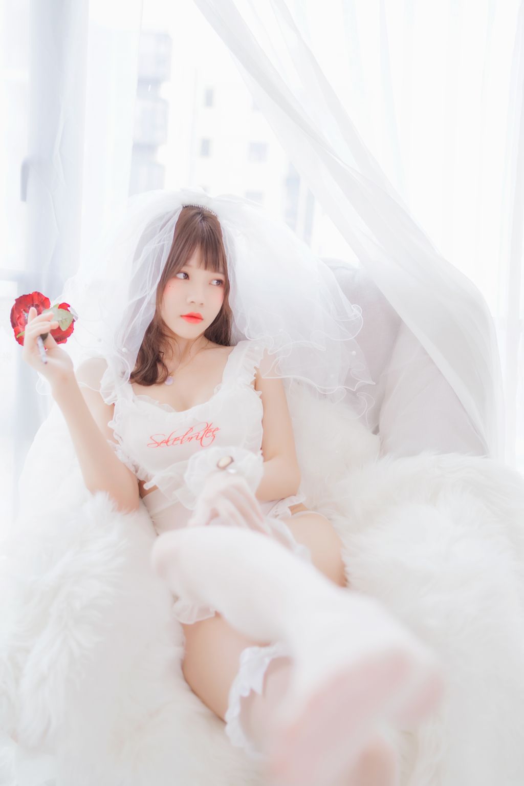 Coser @ 桜 桃 喵 Vol.040 轻纱 02 (34 photos)