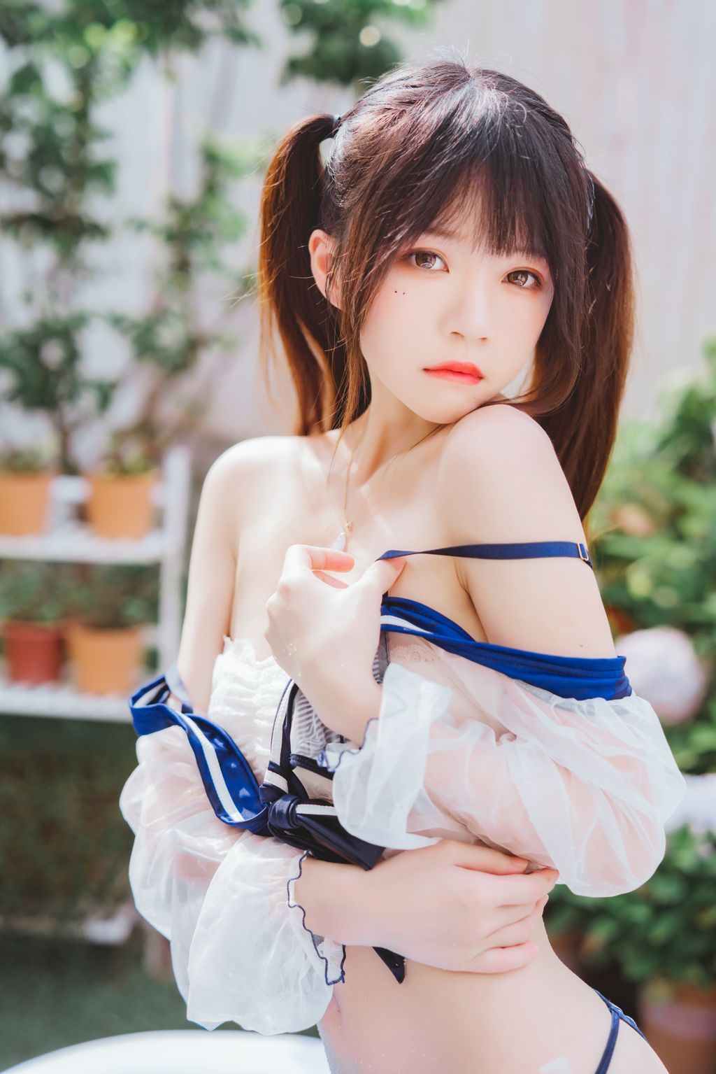 Coser @ 桜 桃 喵 Vol.054 无尽 夏 (58 photos)